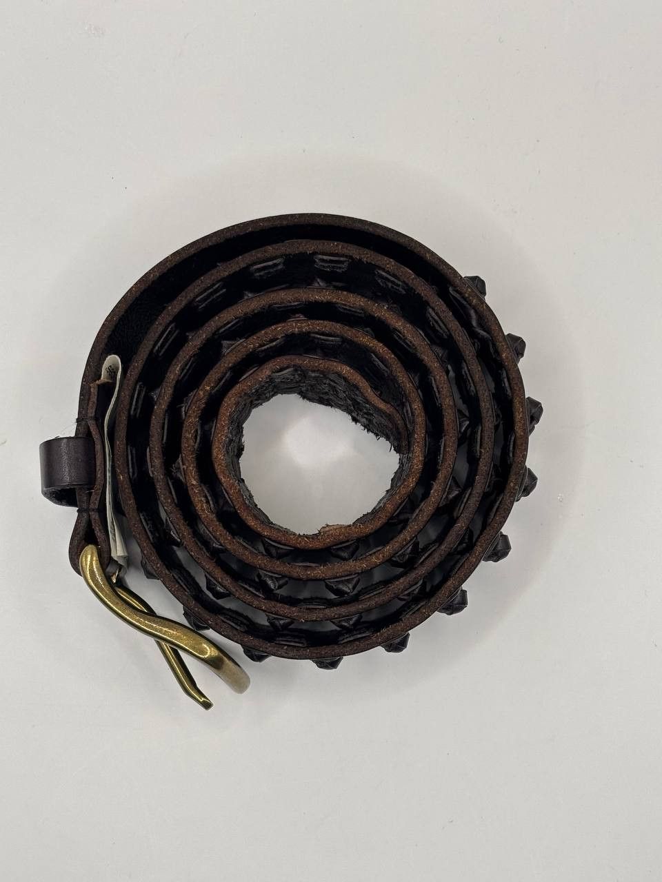 Vintage Pieces Amarion Studded Leather Belt - Size 95 - Boho Size 34 - 3 Thumbnail