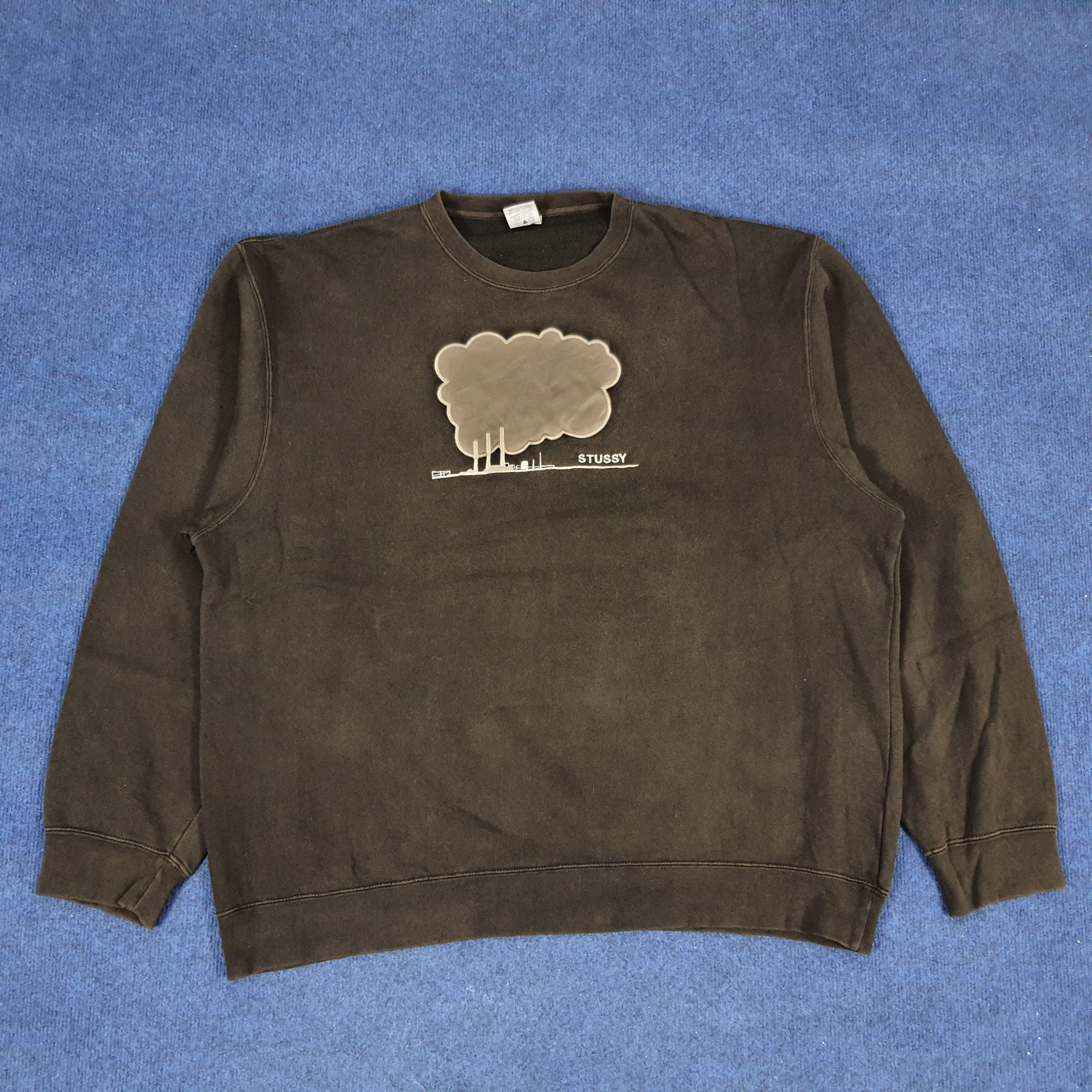 Stussy × Vintage Vintage Stussy Streetwear Baggy Style Hoodies Size US XL / EU 56 / 4 - 1 Thumbnail