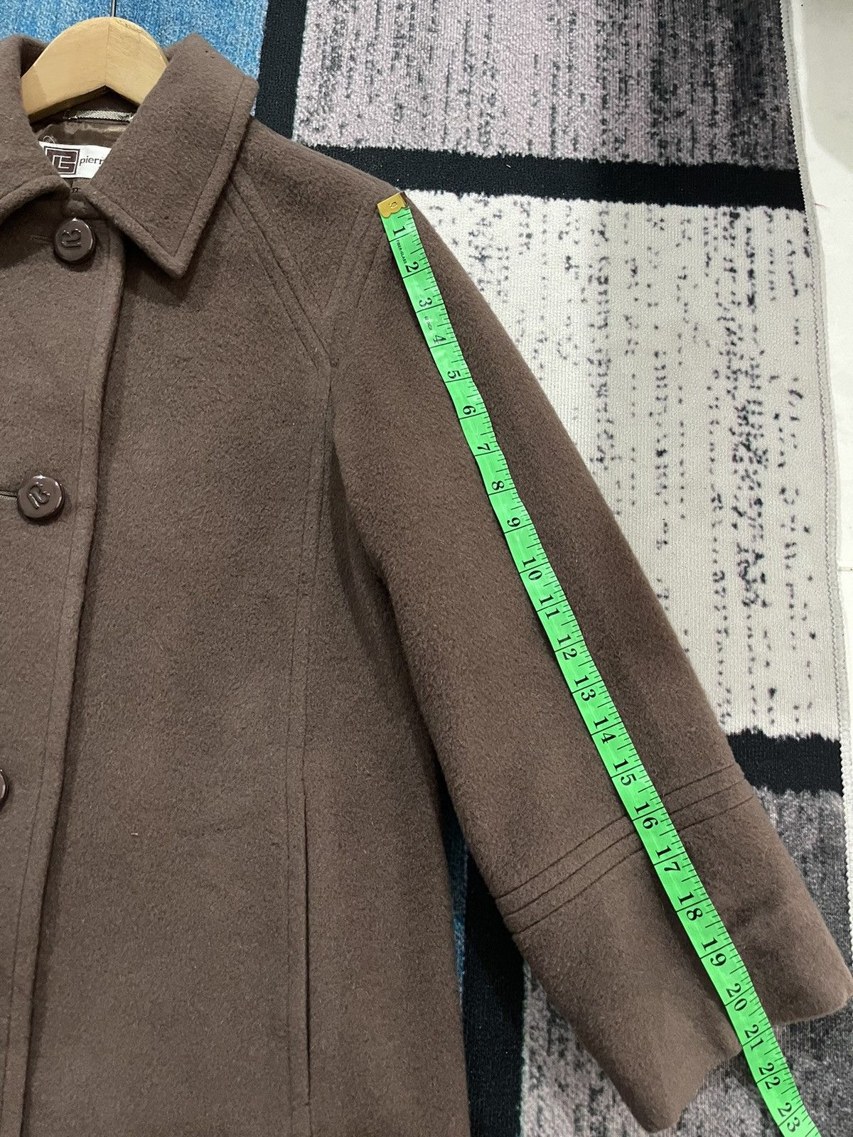 Pierre Balmain Vintage Pierre Balmain Paris Wool Long Coat Jacket Size US M / EU 48-50 / 2 - 22 Thumbnail