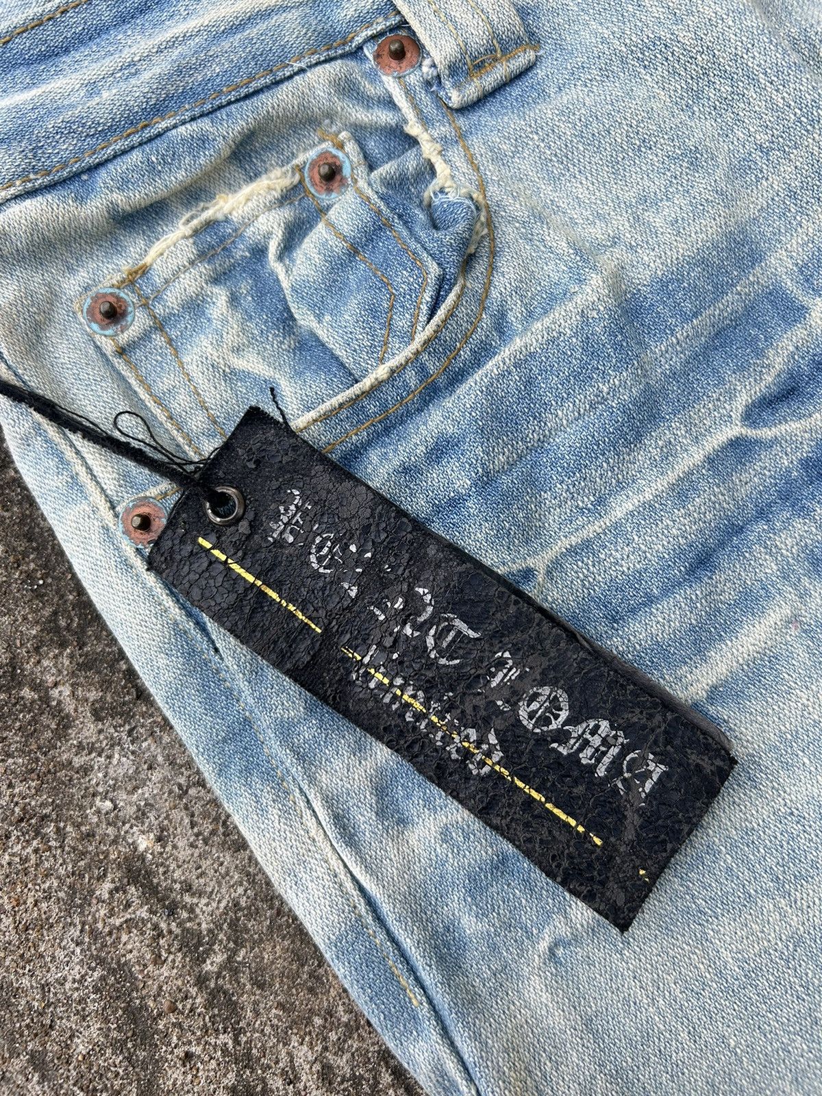 Japanese Brand Limited japanese flared jeans dragon archive Ifsix lgb style Size US 30 / EU 46 - 5 Thumbnail