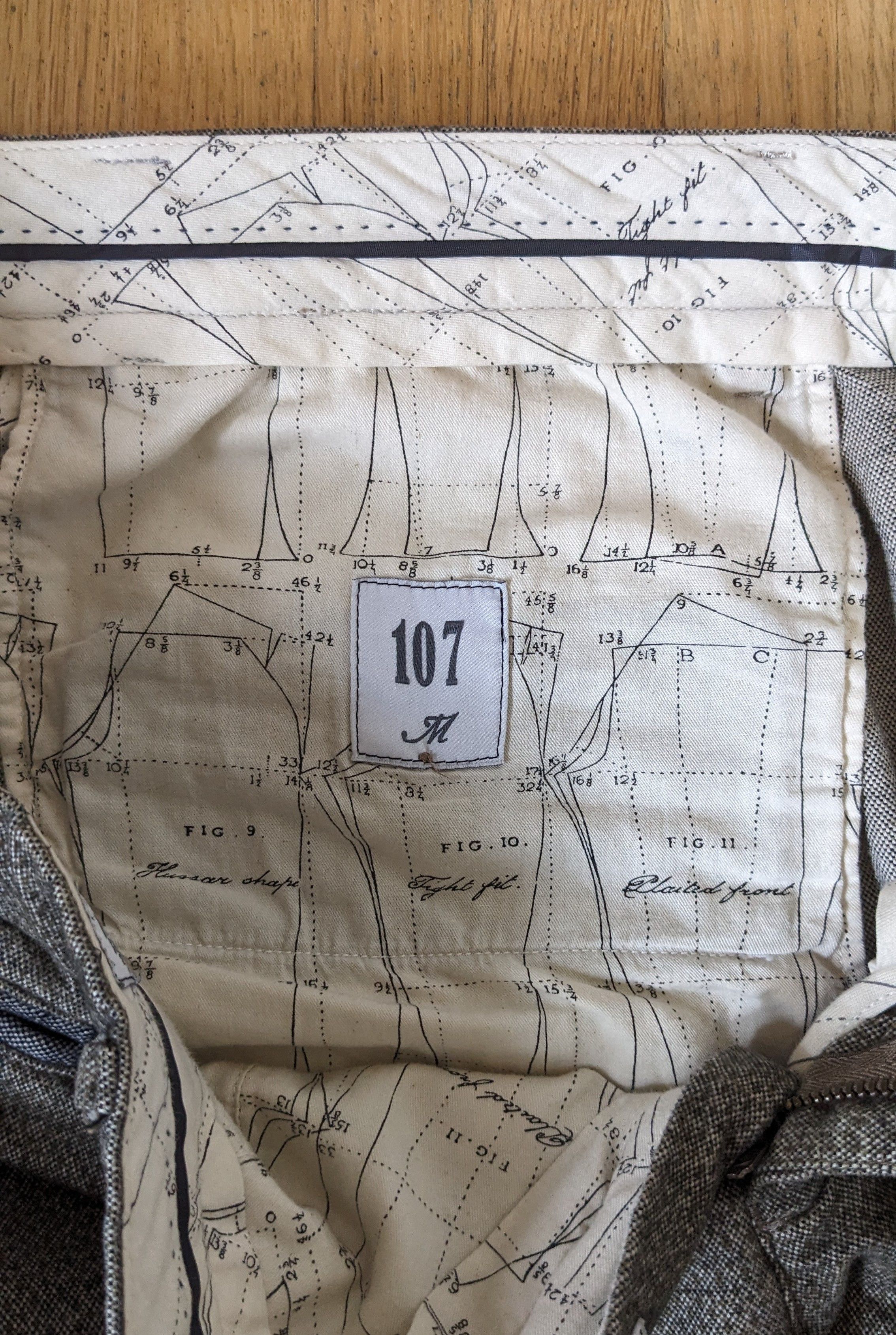 Mason's Torino Super, Soft Cotton Trousers Size US 32 / EU 48 - 3 Thumbnail