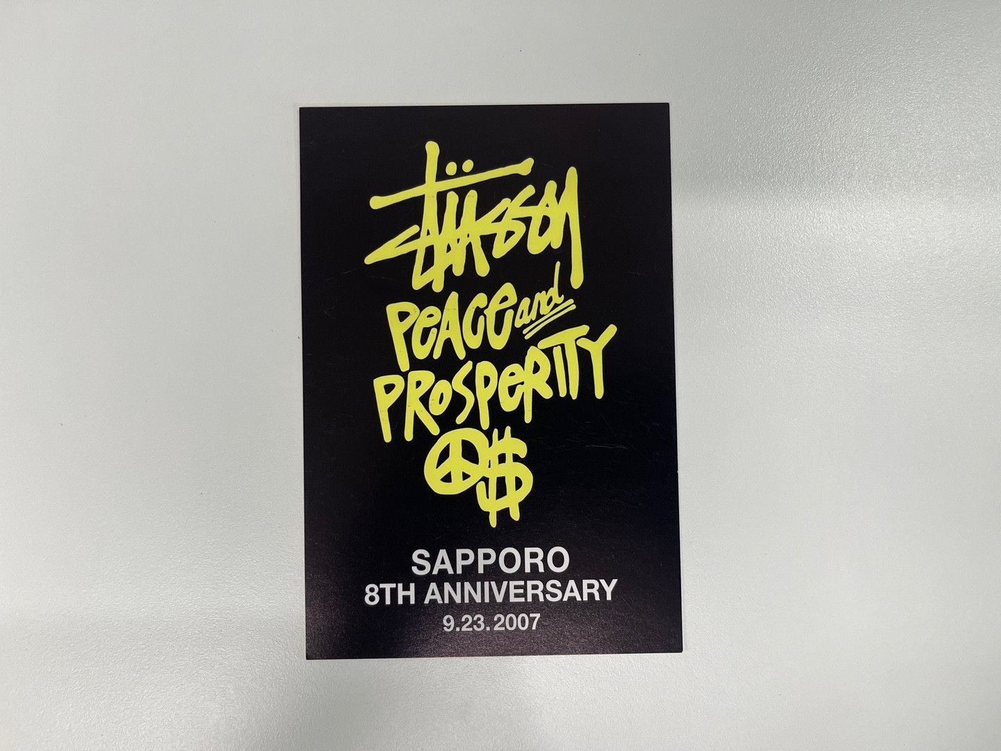 Stussy STUSSY SAPPORO CHAPT art Postercards 2007 Size ONE SIZE - 2 Thumbnail