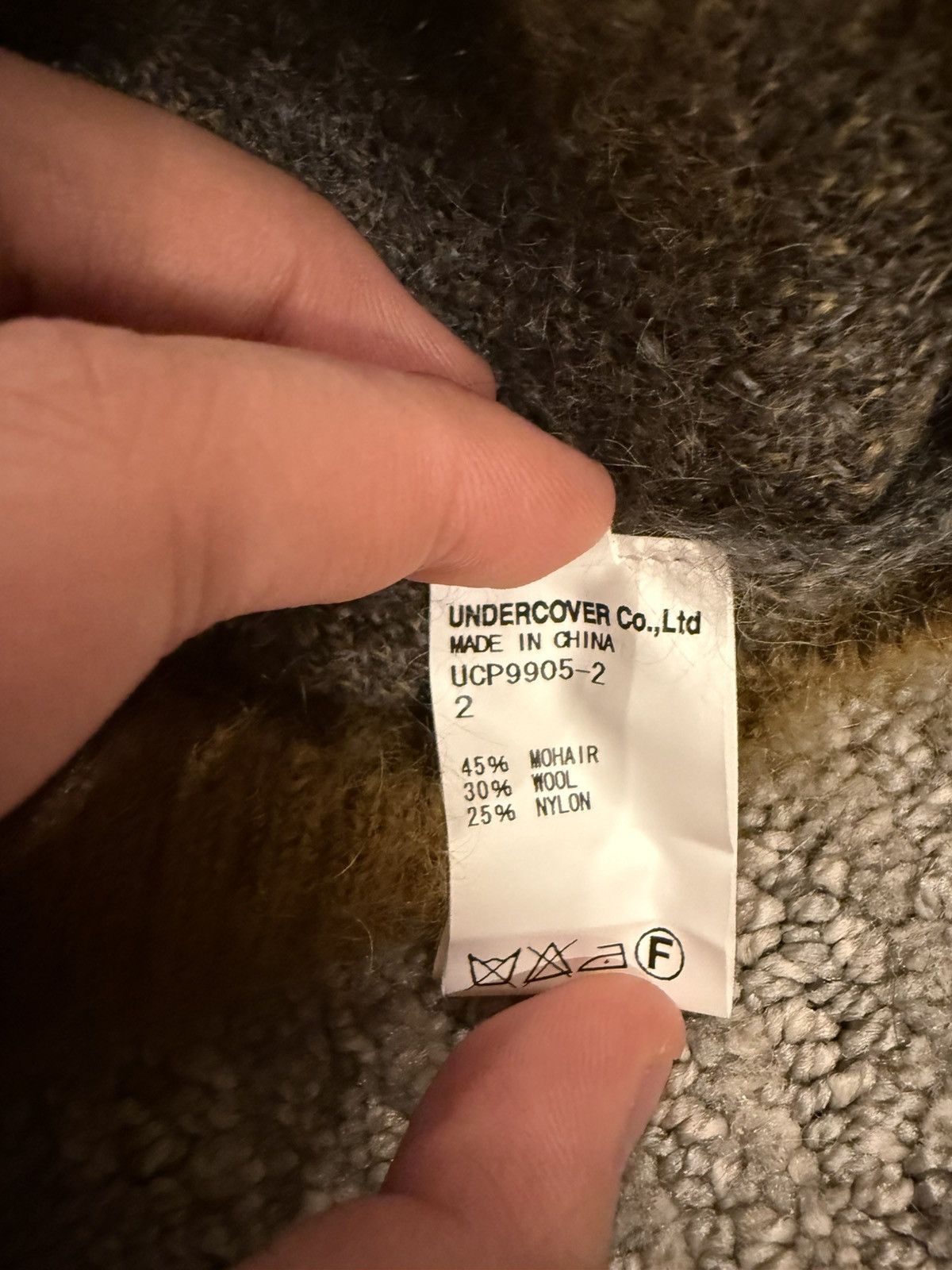 Undercover Undercover Argyle Mohair Cardigan Size US S / EU 44-46 / 1 - 8 Thumbnail
