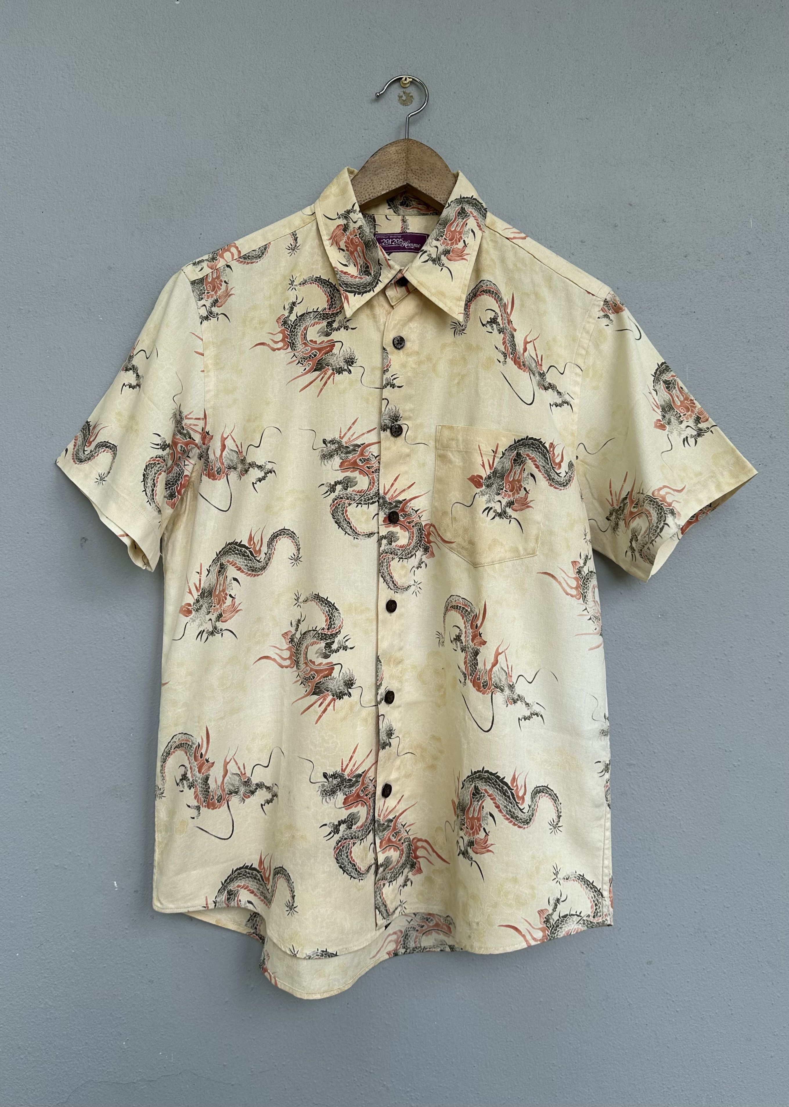 Beauty Beast Rare!! Dragon Plaid Shadow 291295 Specially Selected Printed Size US M / EU 48-50 / 2 - 8 Thumbnail