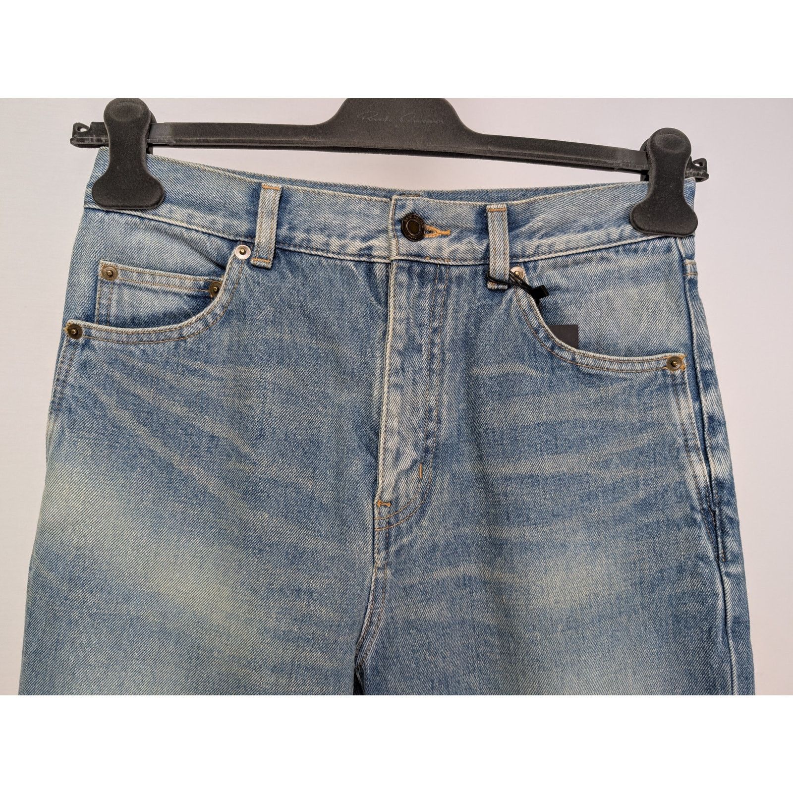 Saint Laurent Paris o1rshd1 70's Pants OGKD77 Jean in Medium Blue Size US 29 - 9 Thumbnail