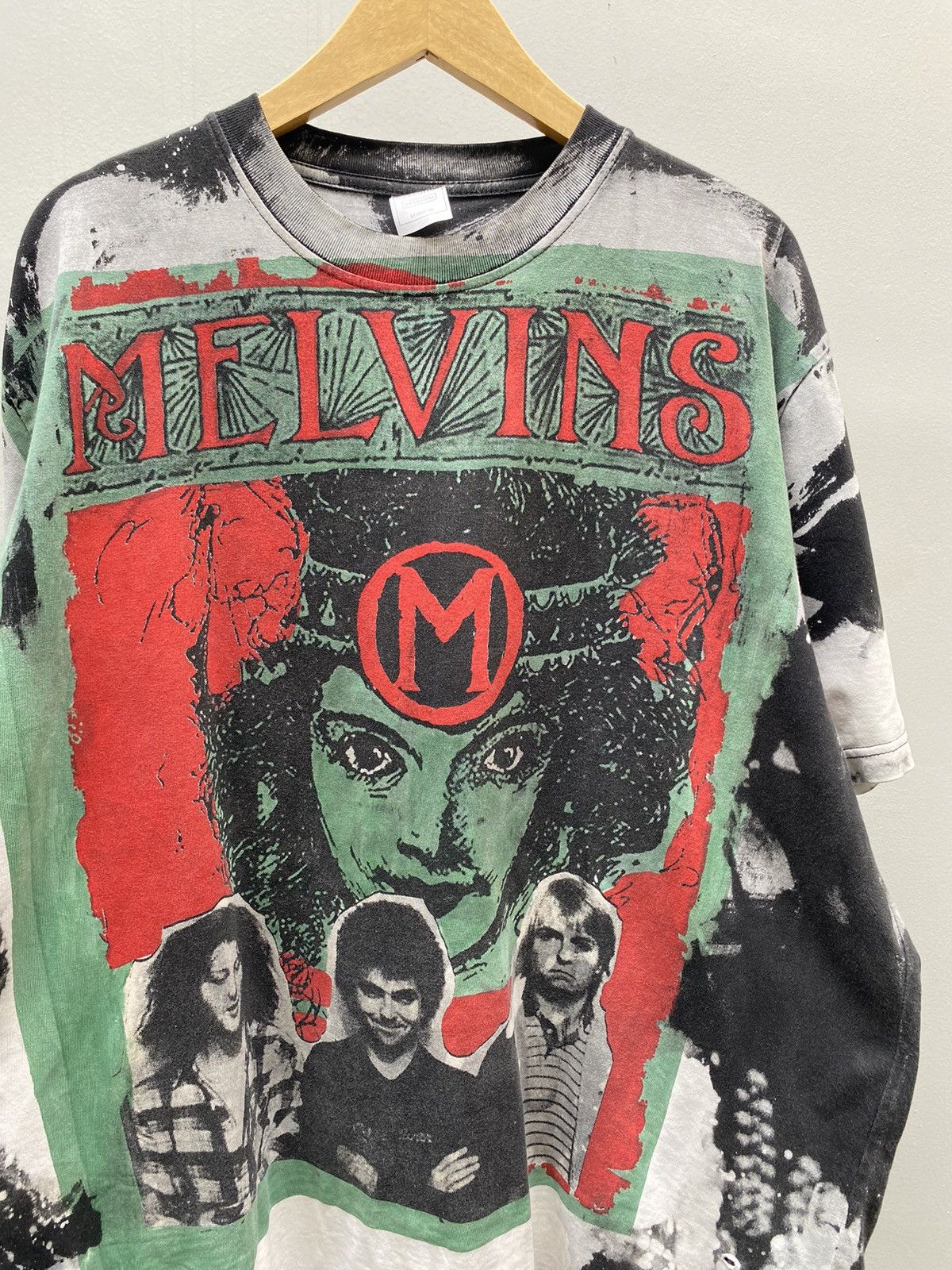 Band Tees Trashead Melvins T Shirt Sun Faded Distressed ERD Grunge Size US XL / EU 56 / 4 - 3 Thumbnail