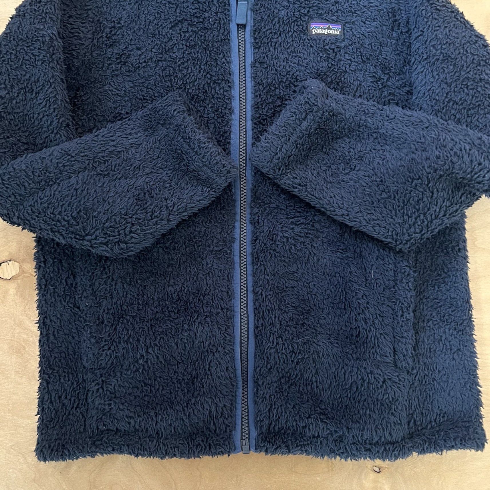 Patagonia Patagonia Los Gatos Jacket Girls XL Blue Fleece Full Zip Hooded Outerwear Size XL / US 12-14 / IT 48-50 - 4 Thumbnail