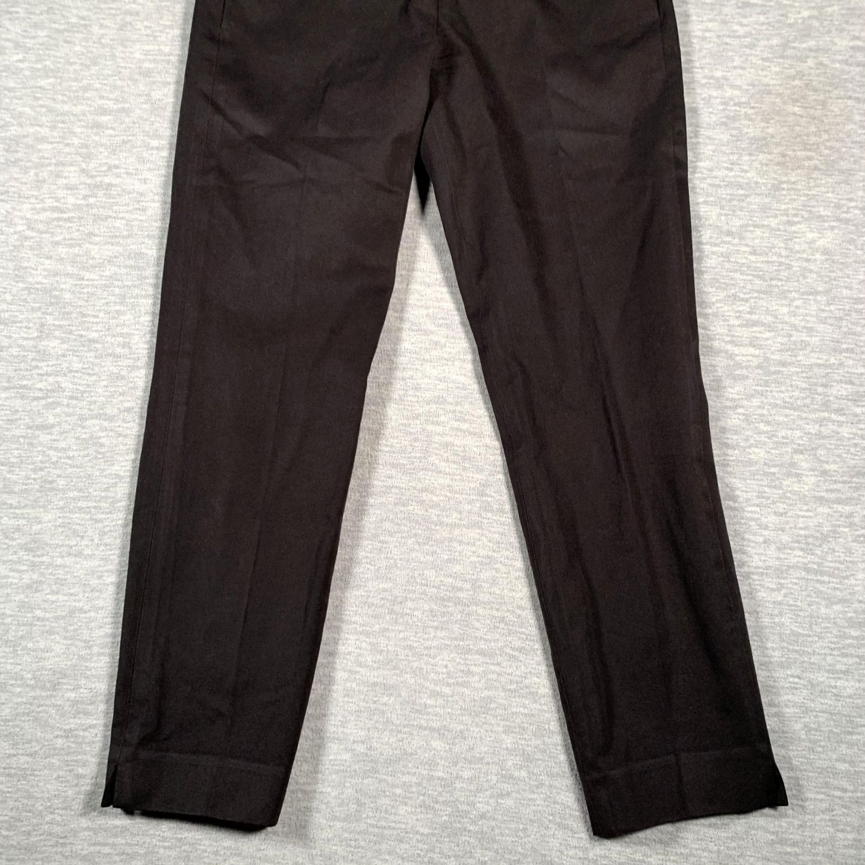 J.Crew J.Crew Pants Womens 2 Black Martie Bi-Stretch Slim Ankle Side Zip Work Dressy Size 26" / US 2 / IT 38 - 3 Thumbnail