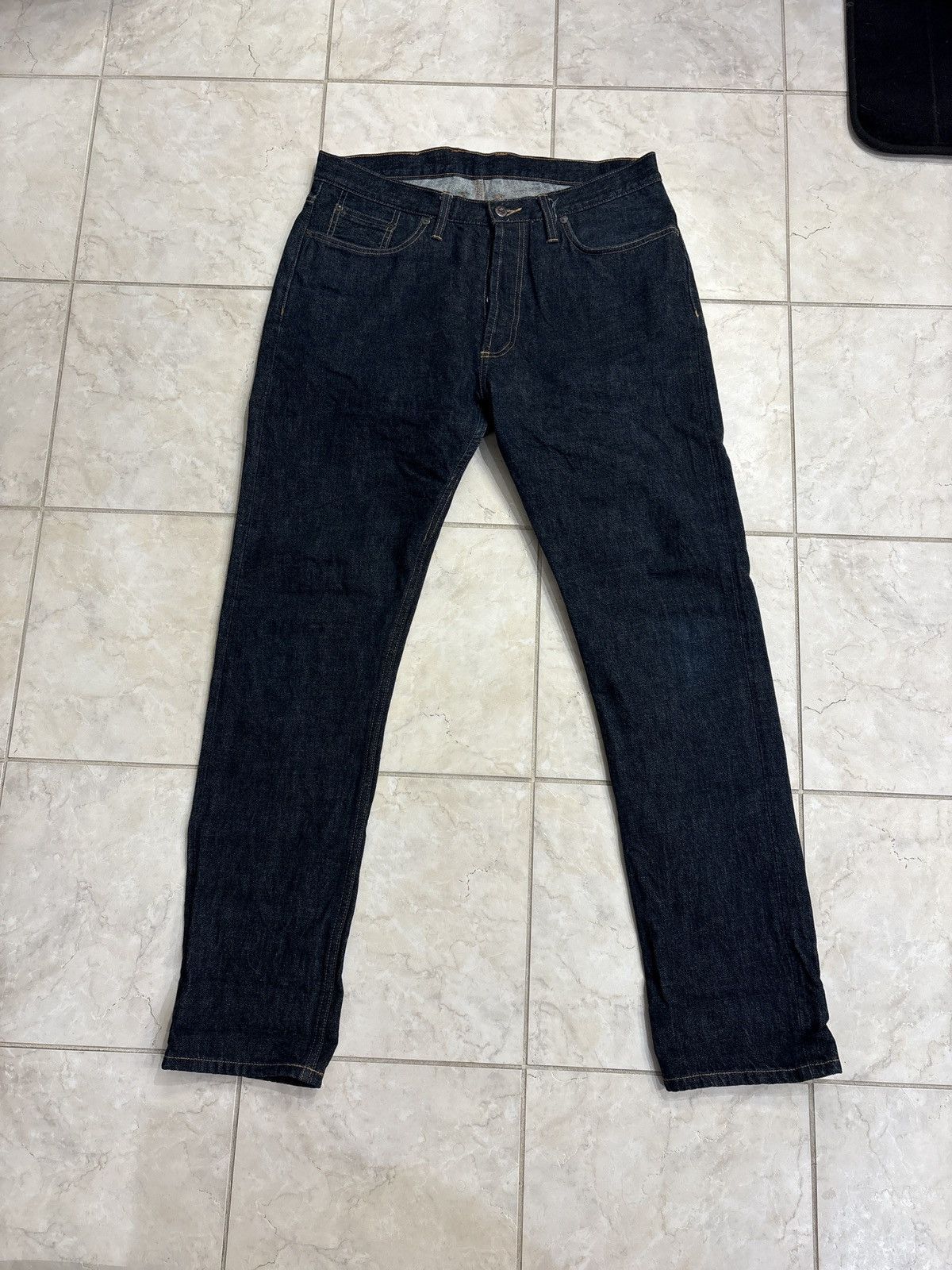 3sixteen 3SIXTEEN CT-100XK CLASSIC TAPERED RINSED INDIGO KIBATA Size US 34 / EU 50 - 1 Thumbnail