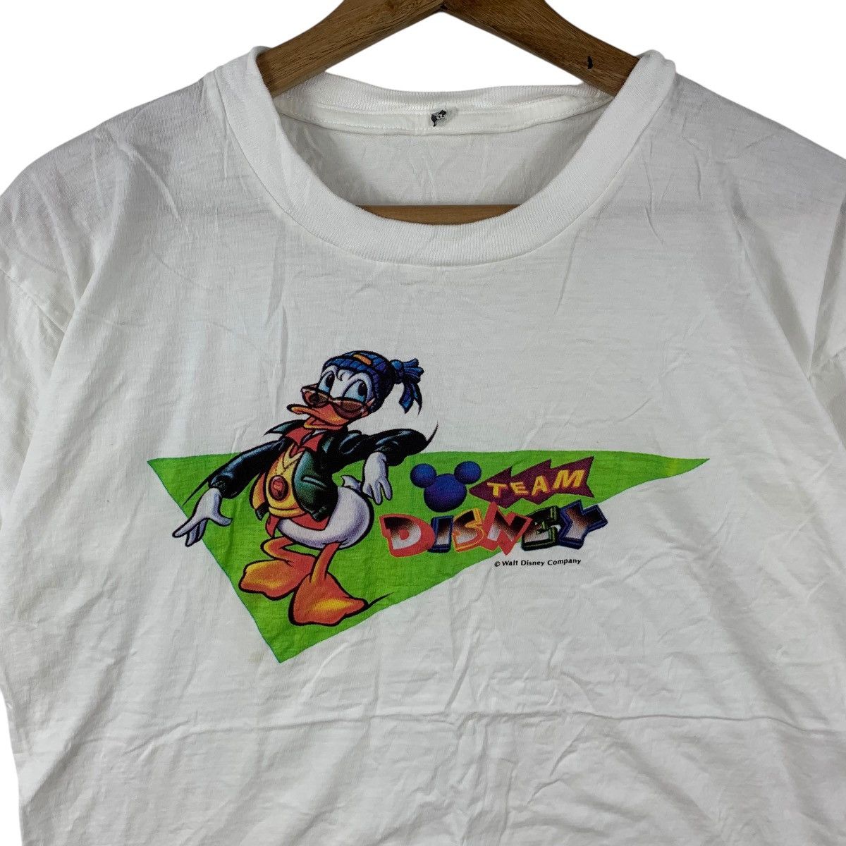 Disney Vintage 80’ DISNEY TEAM DONALD DUCK Walt Tee Shirt Top Size S / US 4 / IT 40 - 4 Thumbnail