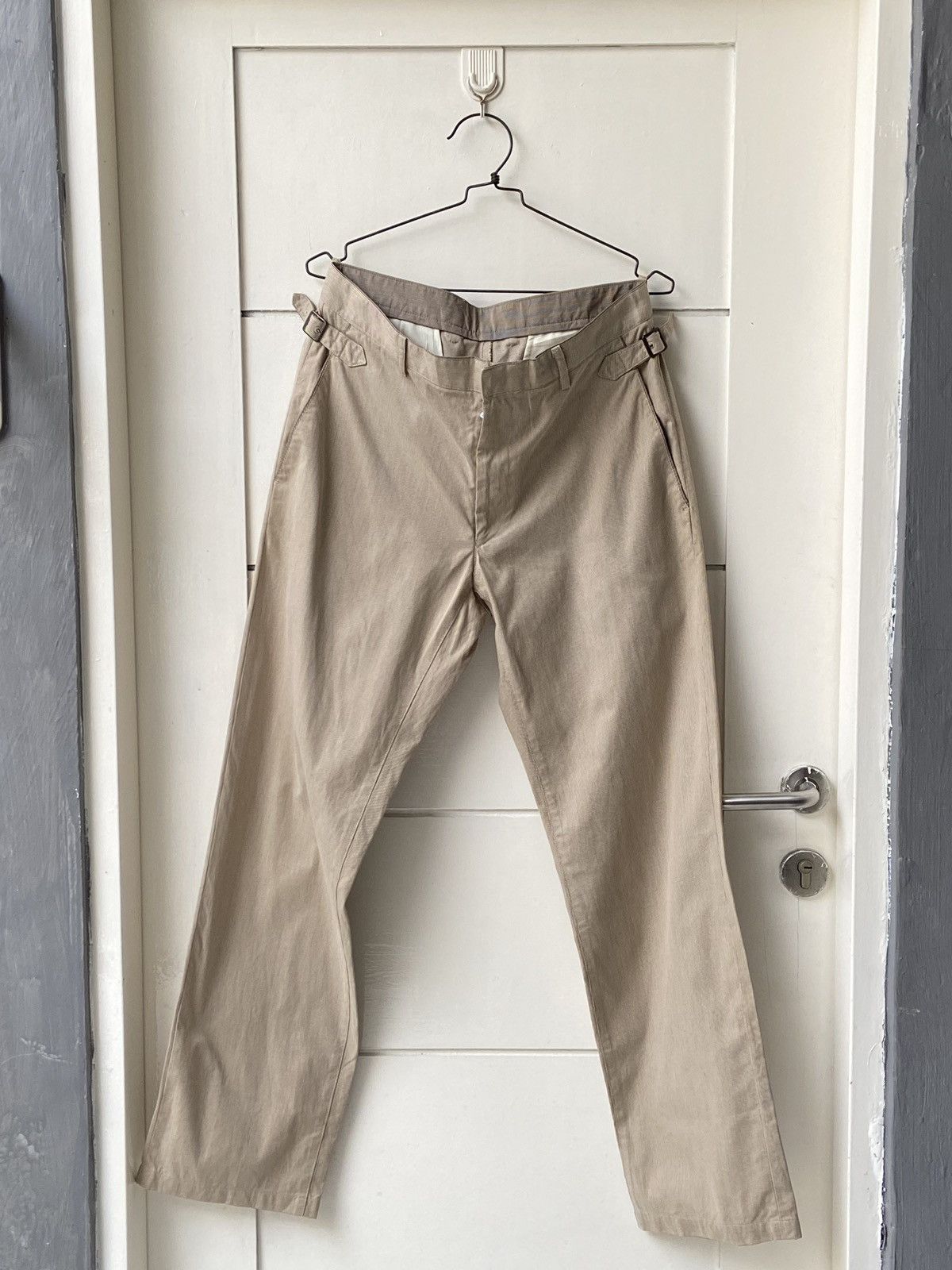 A.A.R Yohji Yamamoto Durban Cream Long Pants