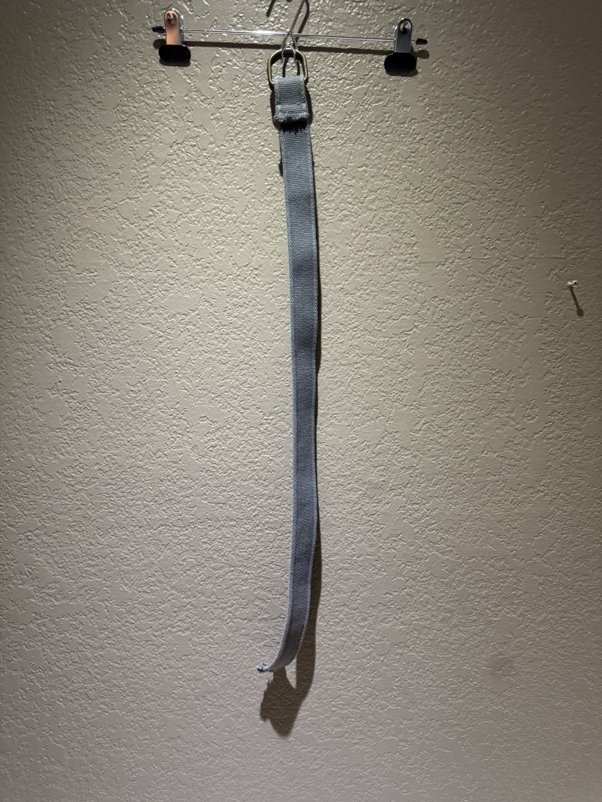 Vintage Vintage 2000s Dark Grey Canvas Belt 26-28 XS Size 26 - 5 Thumbnail
