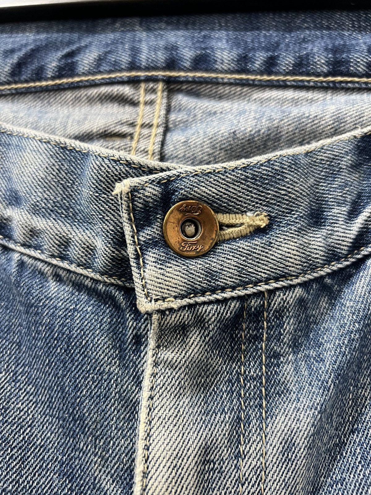 Neighborhood Neighborhood - Lot 08EX Grid Narrow Savage Denim Jeans Size US 34 / EU 50 - 3 Thumbnail