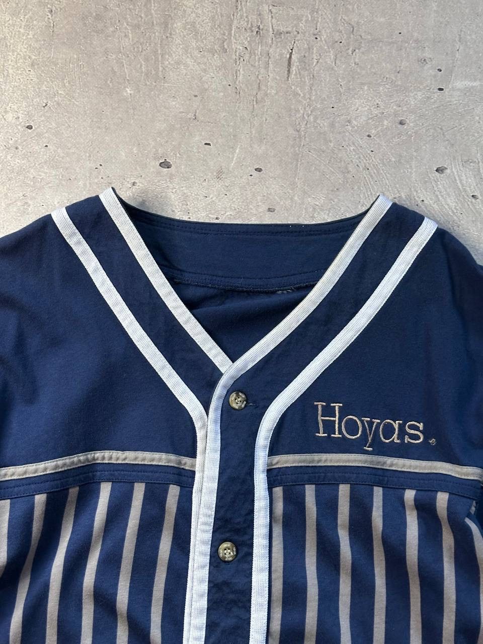 Vintage CMP Georgetown Hoyas Sport University Baseball Jersey Shirt Size US M / EU 48-50 / 2 - 7 Thumbnail