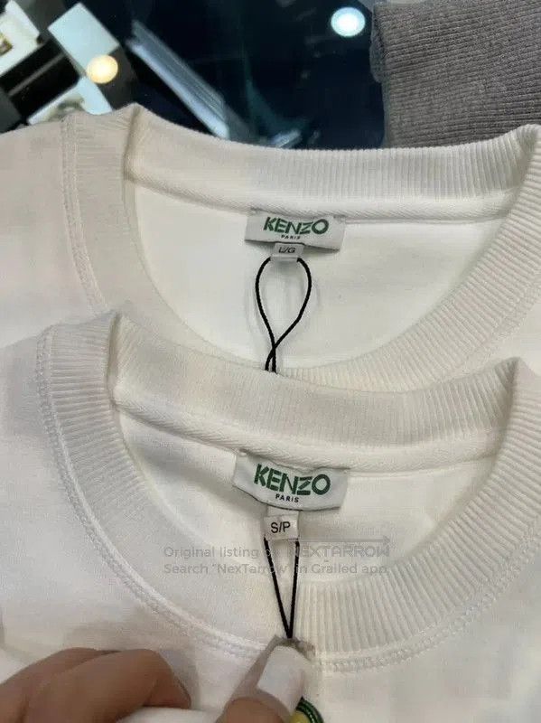 Kenzo Kenzo White Cotton Tiger Head Long Sleeve Top . Size L / US 10 / IT 46 - 5 Thumbnail