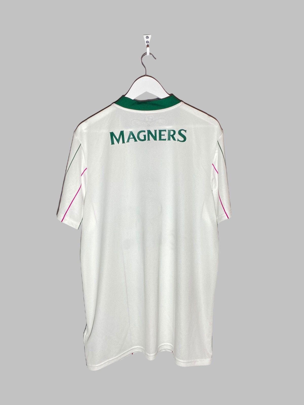 Adidas CELTIC AWAY JERSEY ADIDAS PRIMEGREEN XL STRIPES Size US XL / EU 56 / 4 - 2 Thumbnail