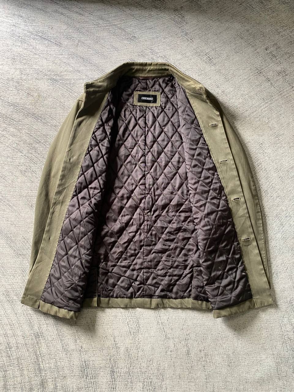 Japanese Brand Fox Moor Quilted Lined Button Jacket Size US L / EU 52-54 / 3 - 7 Thumbnail
