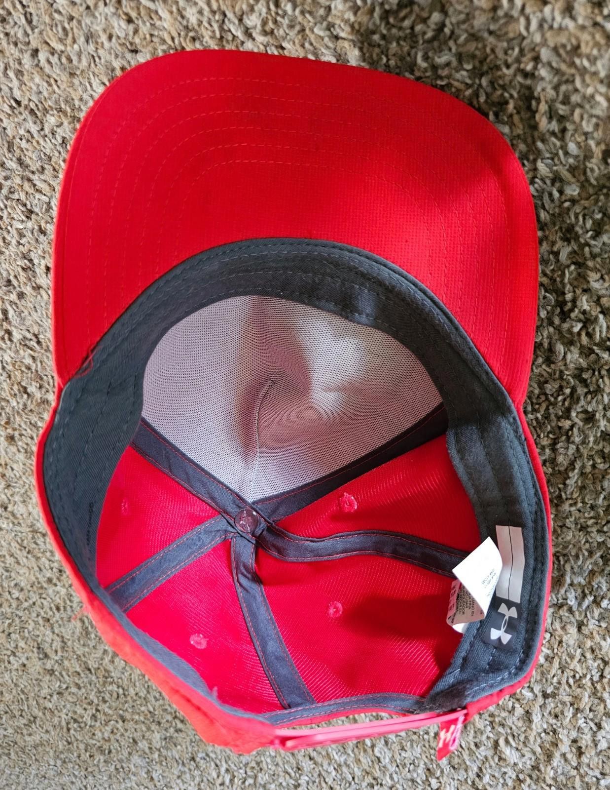 Under Armour UA Under Armour Adjustable Snapback Hat Youth Size Red Size ONE SIZE - 5 Thumbnail