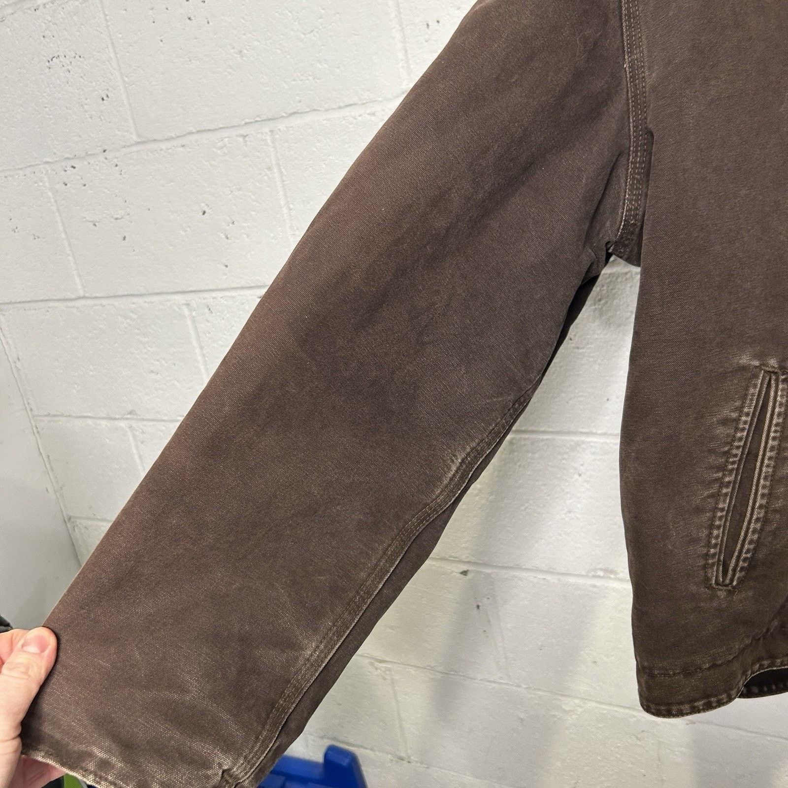 Carhartt Y2K Carhartt Sherpa-Lined Hooded Detroit Jacket “Dark Brown” Size US XL / EU 56 / 4 - 9 Thumbnail