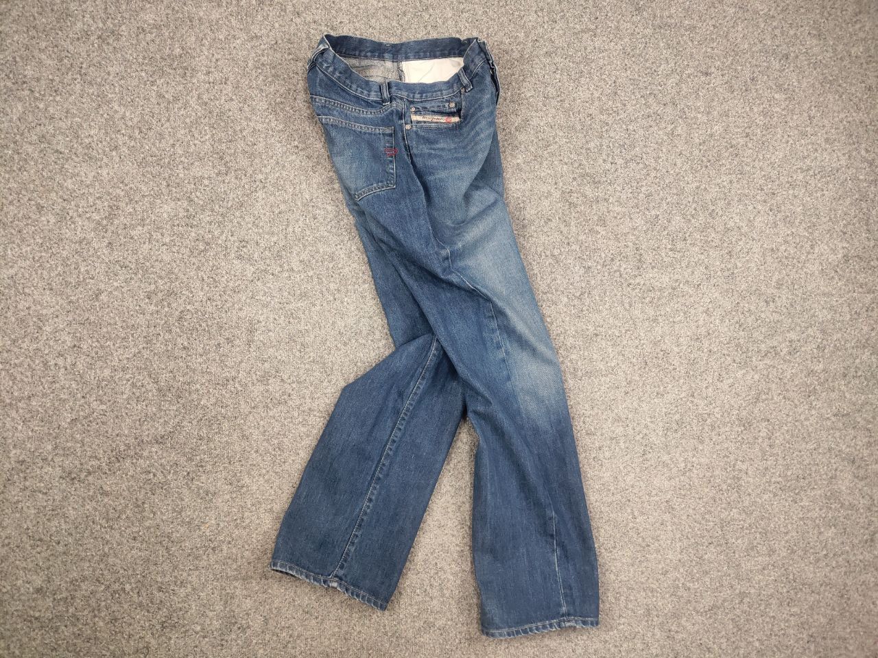 Diesel Vintage Diesel Industry Faded Denim Jeans Y2K Style Tapered Size US 32 / EU 48 - 10 Thumbnail