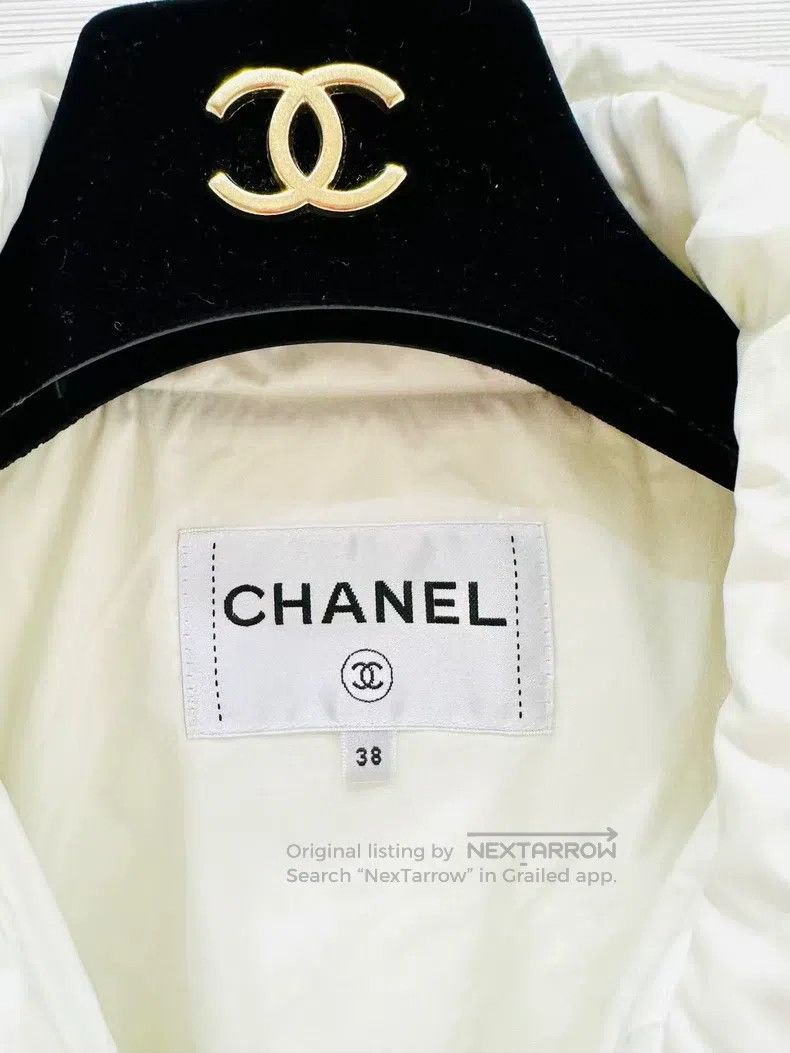 Chanel Chanel Snow Series Snow White Cotton Down Jacket Size XS / US 0-2 / IT 36-38 - 4 Thumbnail
