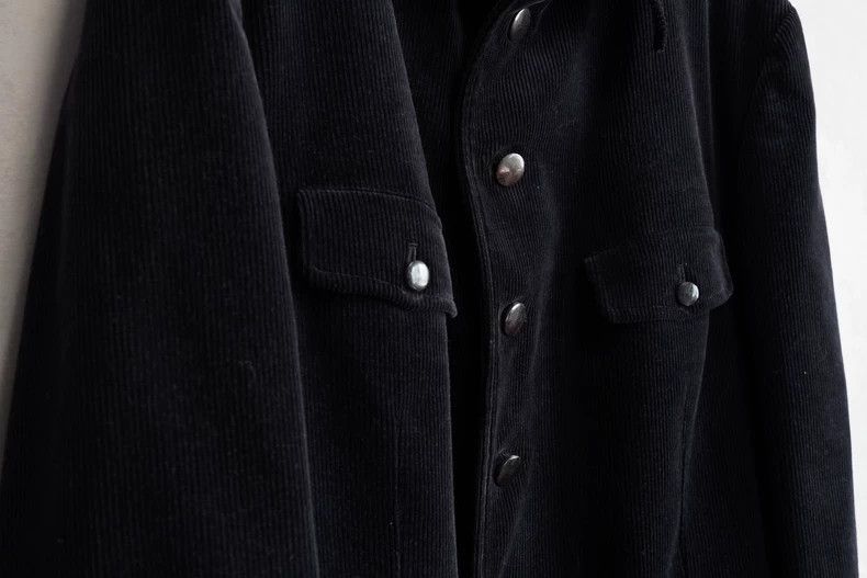 Yohji Yamamoto Yohji Yamamoto03 AW Ripped Agate Corduroy Long Jacket 2503- Size US L / EU 52-54 / 3 - 3 Thumbnail