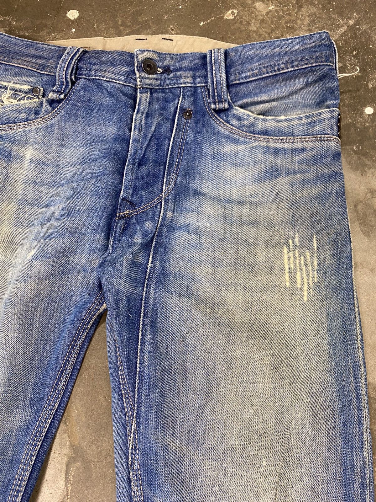 Diesel A12 Rare - Distressed Diesel Jeans Size US 32 / EU 48 - 9 Thumbnail