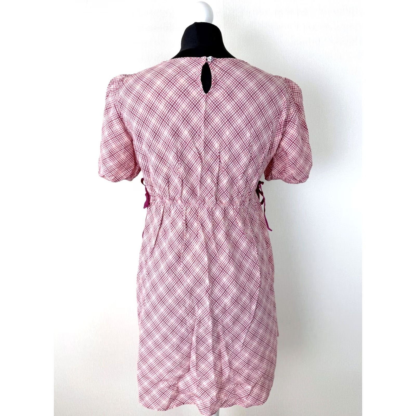 Vintage Odd Molly Blouse Shirt 3 Pink Womens Short Sleeve Tunic 80 cm 55 cm Size XS / US 0-2 / IT 36-38 - 4 Thumbnail