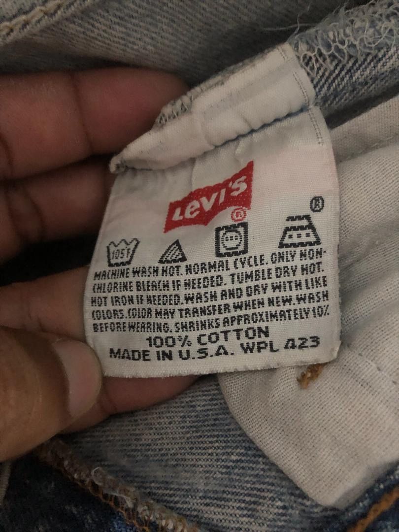 Levi's Vintage Clothing × Vintage Vintage 501 Distressed Levi's Denim. Size US 34 / EU 50 - 9 Thumbnail