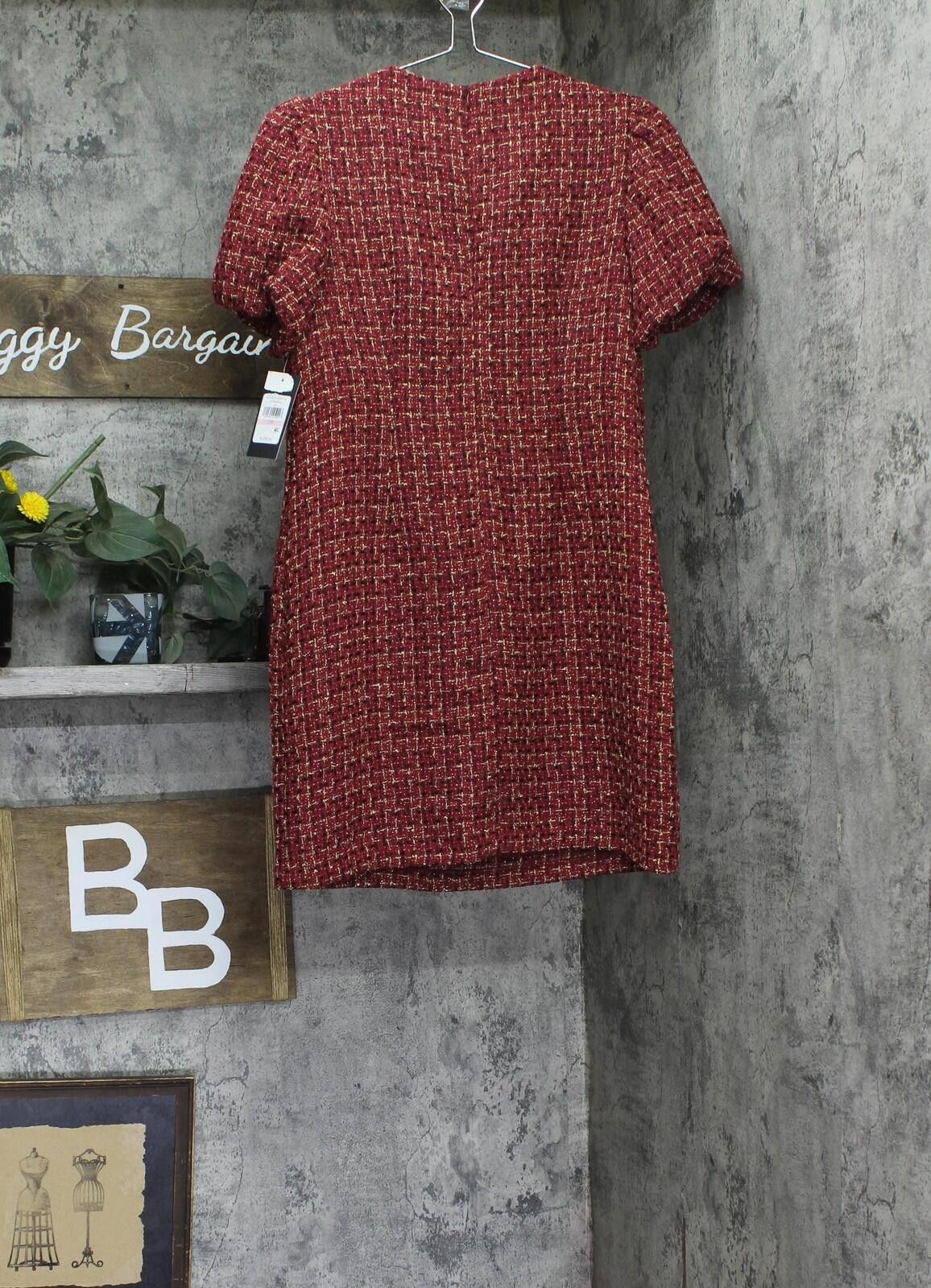 Other Nwt Jessica Howard Neckline Shift Cocktail Dress Red 10p Size L / US 10 / IT 46 - 2 Thumbnail