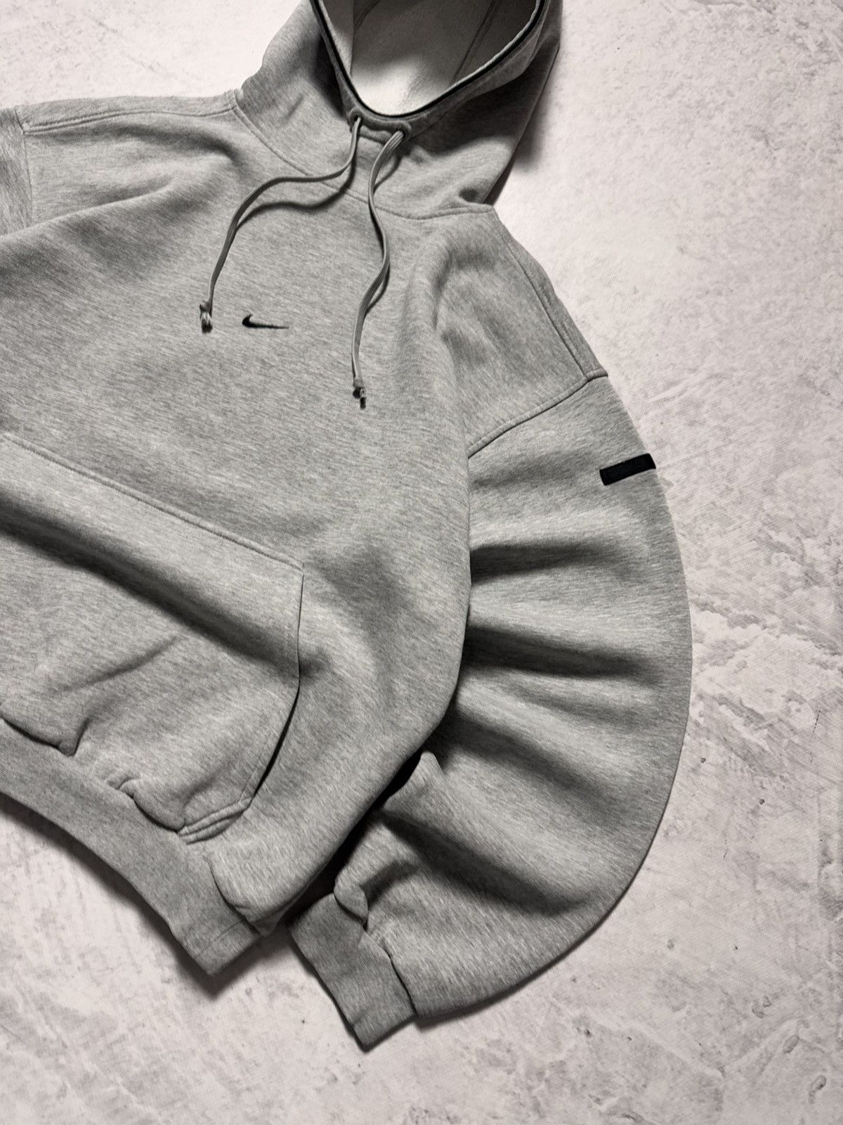 Nike × Vintage 00s Nike Vintage Center Swoosh Boxy Fit Oversize Hoodie Y2K Size US M / EU 48-50 / 2 - 4 Thumbnail
