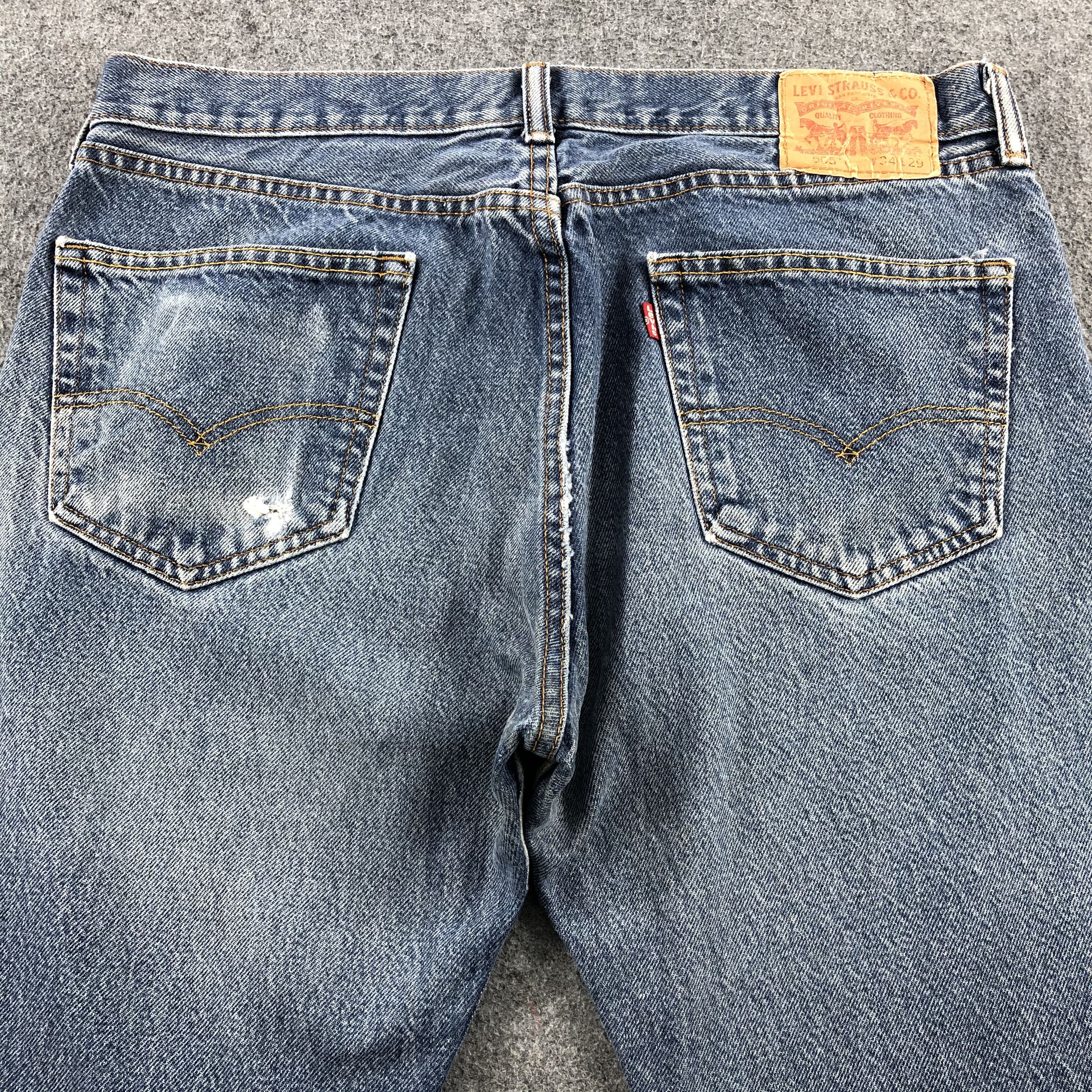 Levi's × Vintage Vintage 90s Blue Wash Levis 505 Jeans-JM1816 Size US 36 / EU 52 - 4 Thumbnail