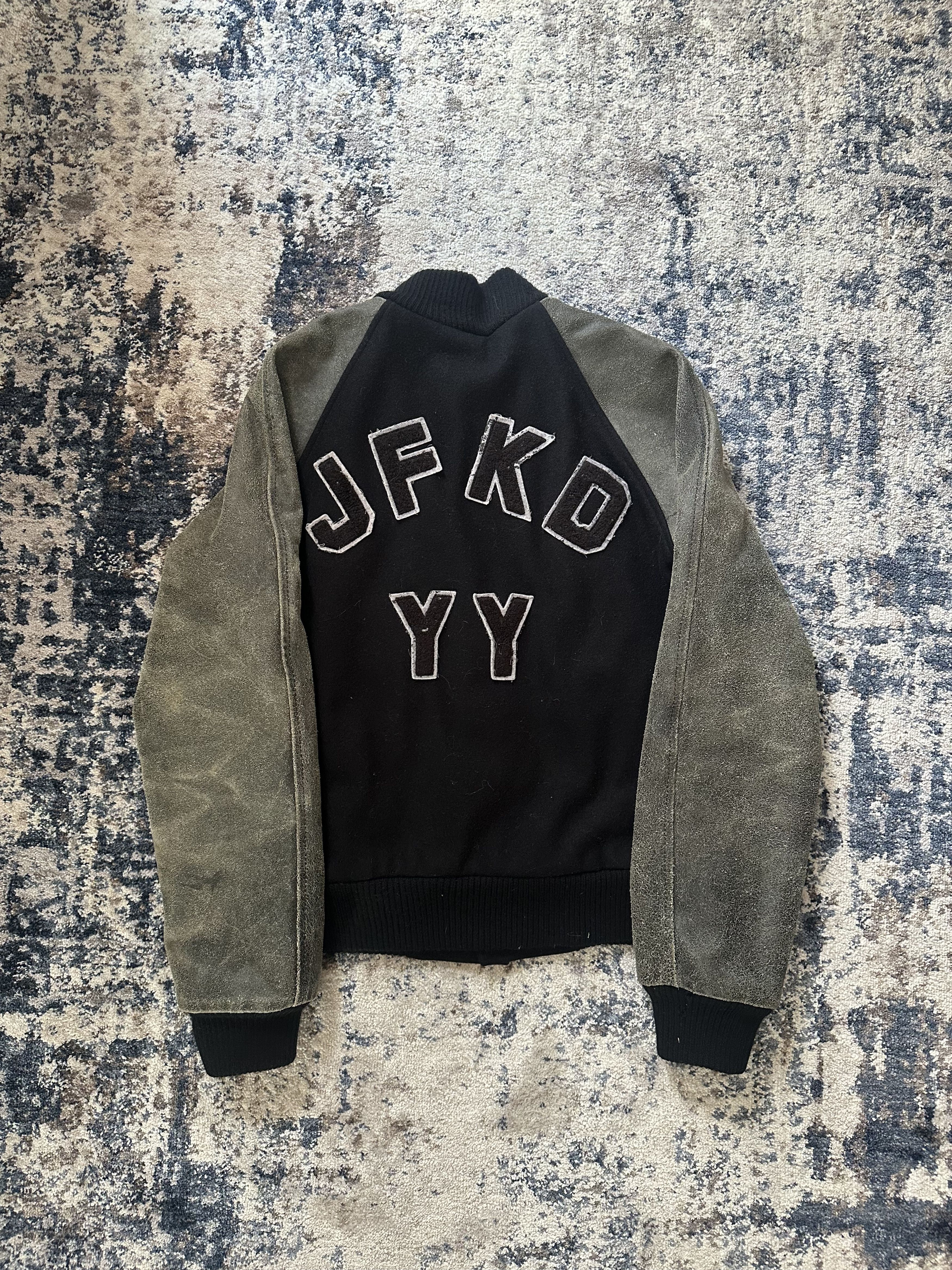 Raf Simons Raf Simons 04 Virginia Creeper Varsity Leather Jacket Size US S / EU 44-46 / 1 - 4 Thumbnail