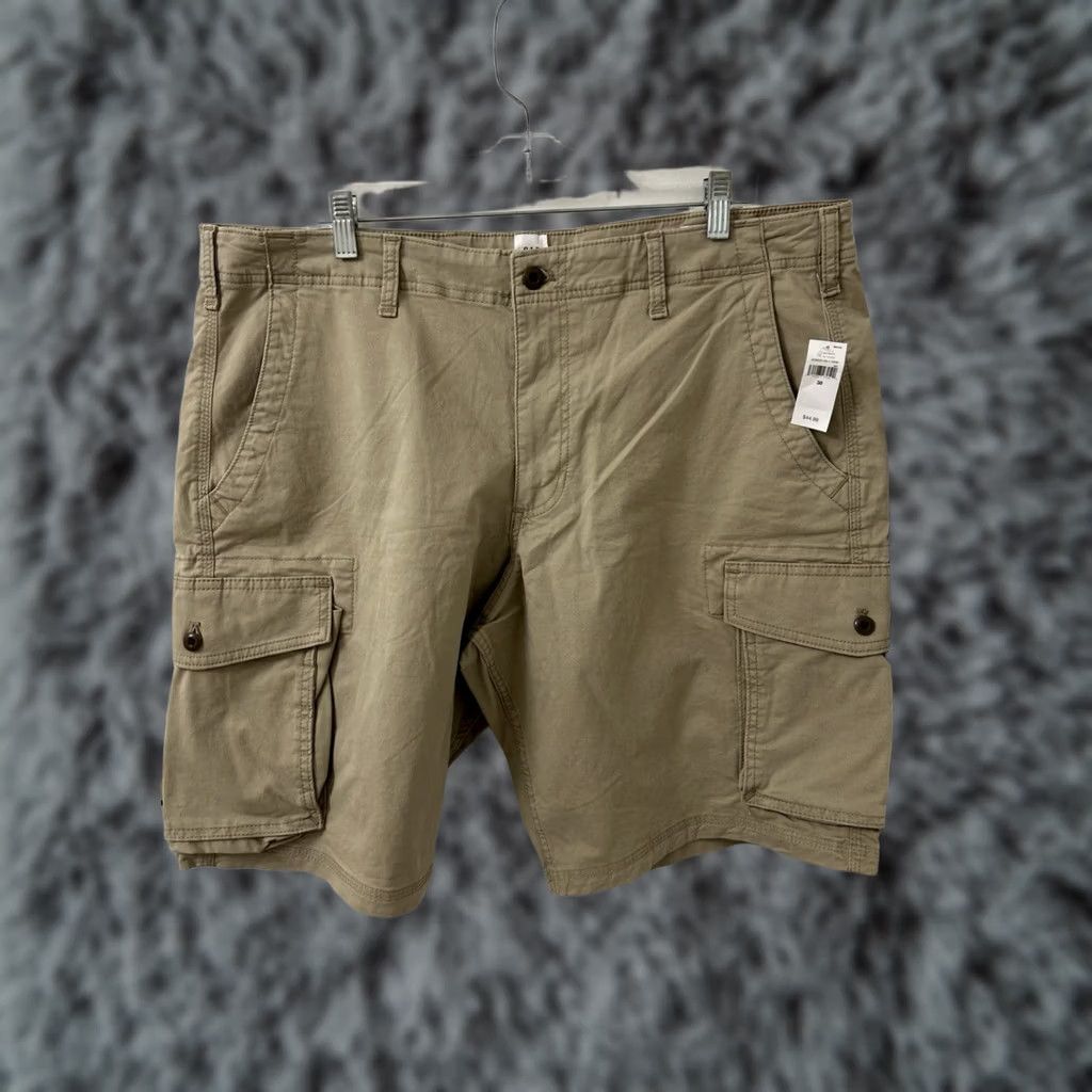 Gap GAP Cargo Shorts Mens 38 Tan Pockets 10” Inseam NWT MSRP 5 Casual Utility Flat Front Relaxed Cotton Blend Spandex Canvas Beige Boys? no Size US 38 / EU 54 - 1 Thumbnail
