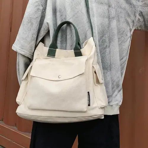 Japanese Brand × Vintage Vintage Canvas Casual Messenger Bag Size ONE SIZE - 1 Thumbnail
