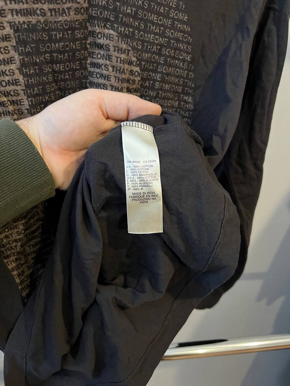 Diesel DIESEL COTTON MONOGRAM BIG MULTI LOGO LONG SLEEVE SIZE S Size US S / EU 44-46 / 1 - 11 Thumbnail