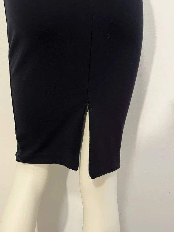 Patrizia Pepe Patrizia Pepe black draped dress viscose Size M / US 6-8 / IT 42-44 - 10 Thumbnail