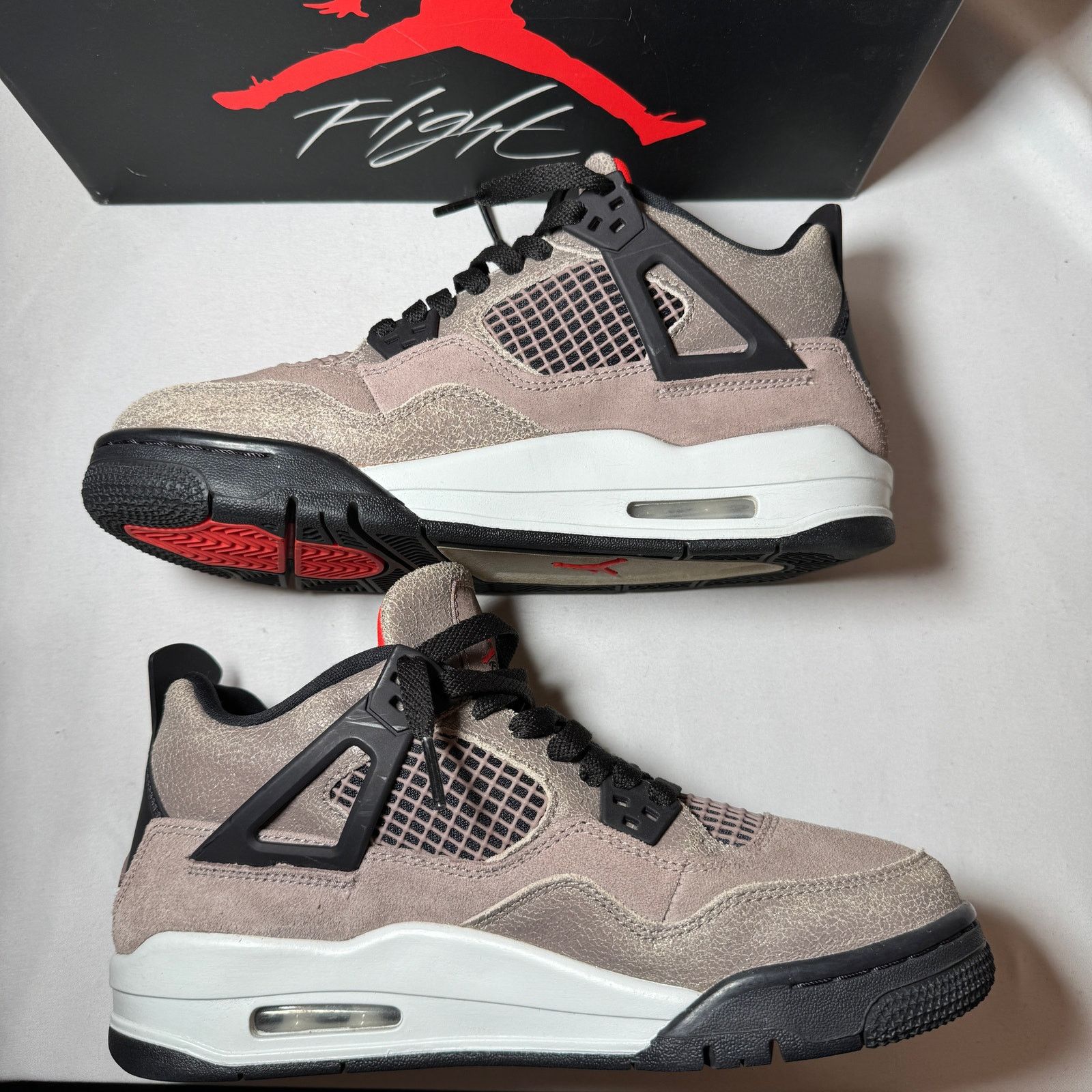 Jordan Brand × Nike Size 6.5 - Nike Air Jordan 4 Retro GS Taupe Haze Men's Shoes Size US 6.5 / EU 39-40 - 3 Thumbnail