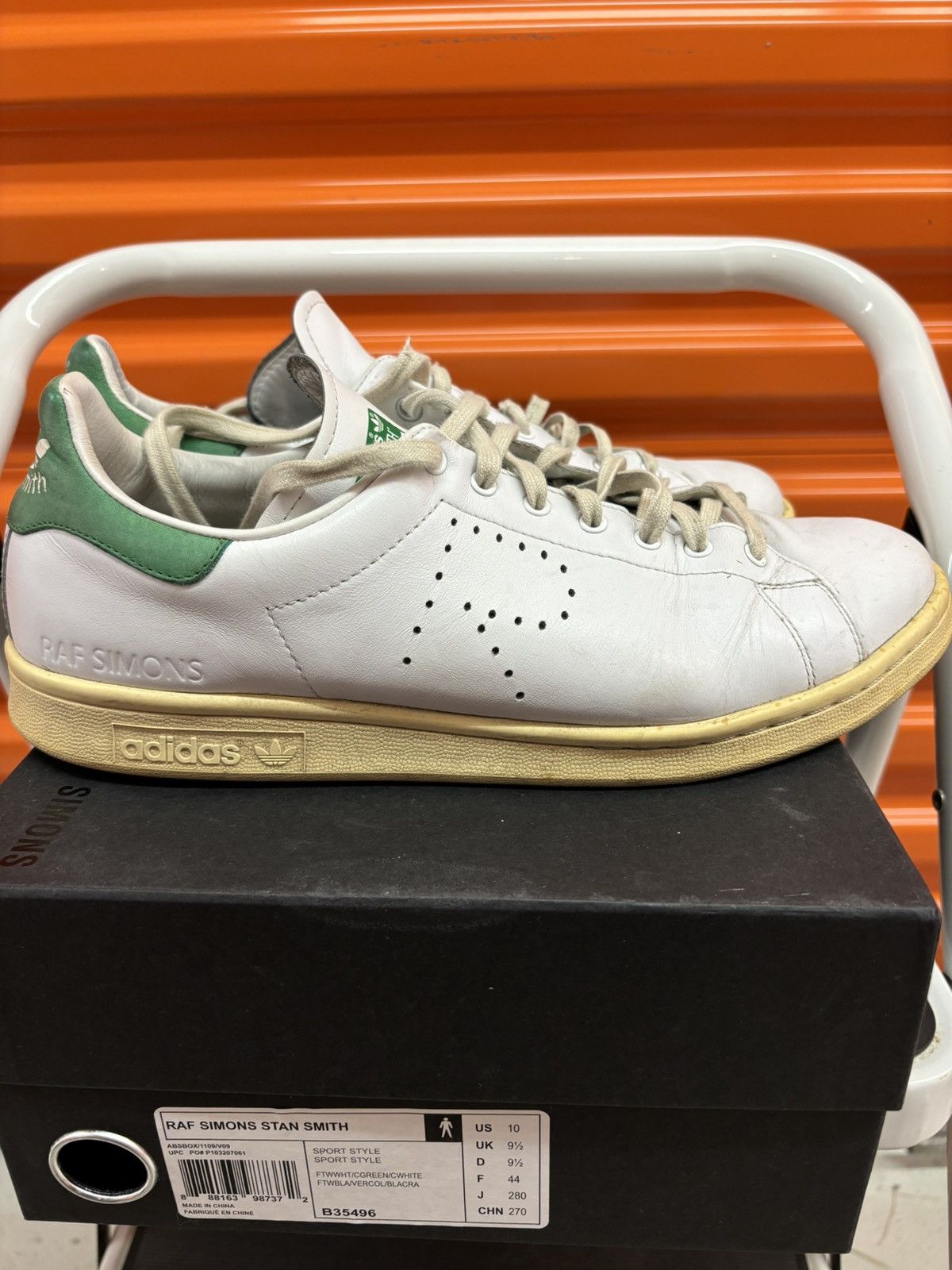 Adidas × Raf Simons ***FINAL DROP***RARE 2014 RAF SIMONS X ADIDAS STAN SMITH 10 Size US 10 / EU 43 - 2 Thumbnail