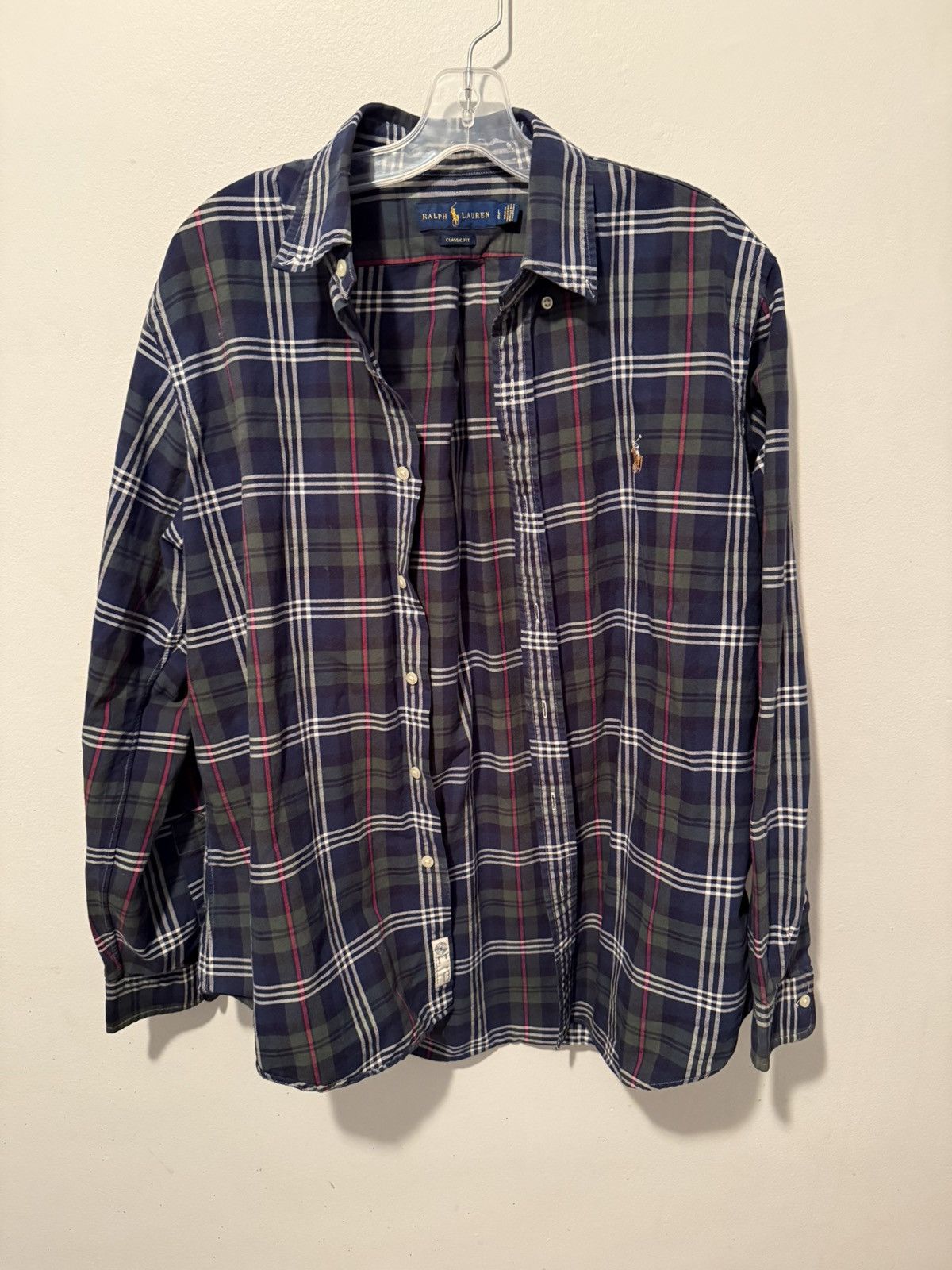 Polo Ralph Lauren Vintage Polo Ralph Lauren Button Up Flannel Size US L / EU 52-54 / 3 - 1 Thumbnail