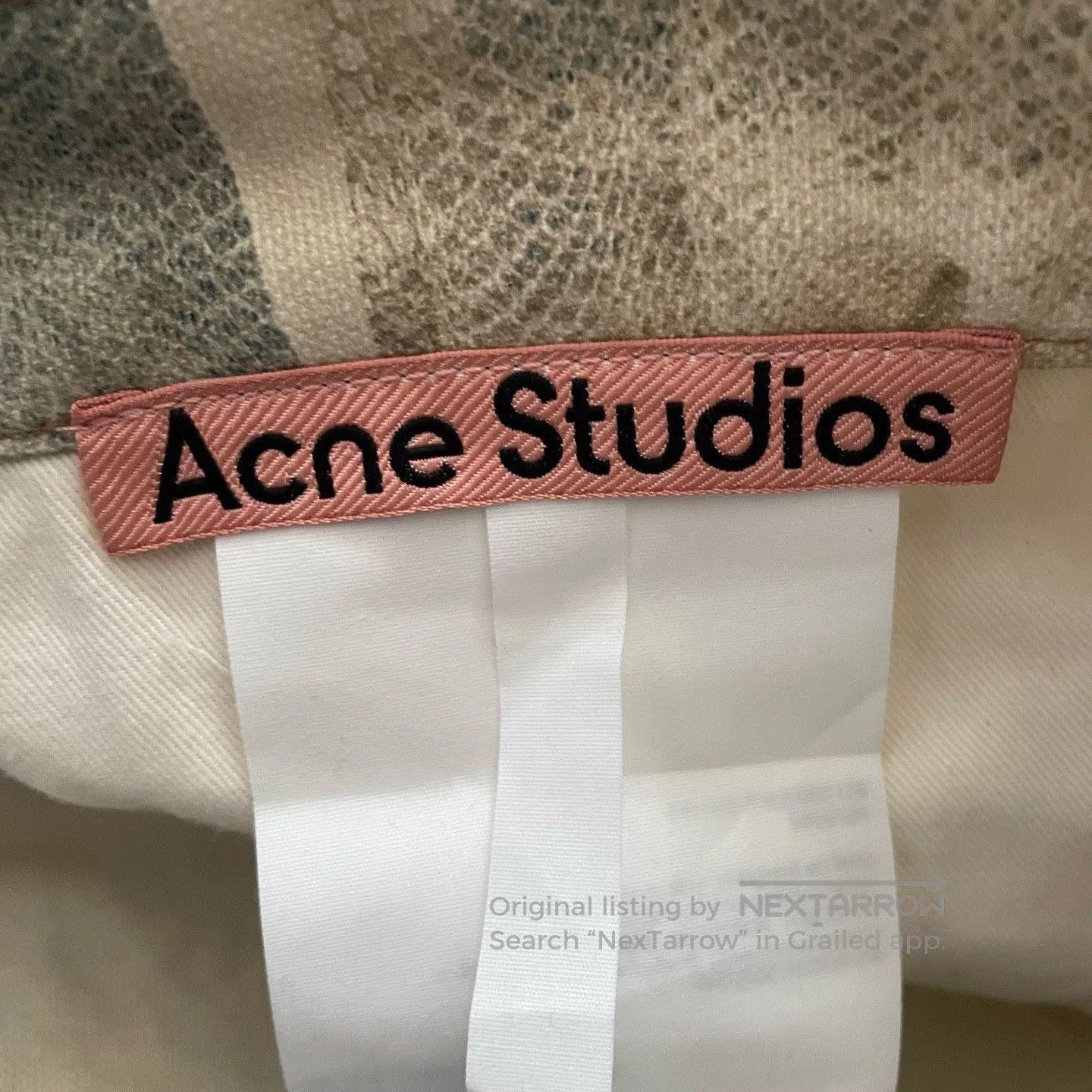 Acne Studios Acne Studios 3D Print Pearl Chain Jeans. Size 41" - 4 Thumbnail