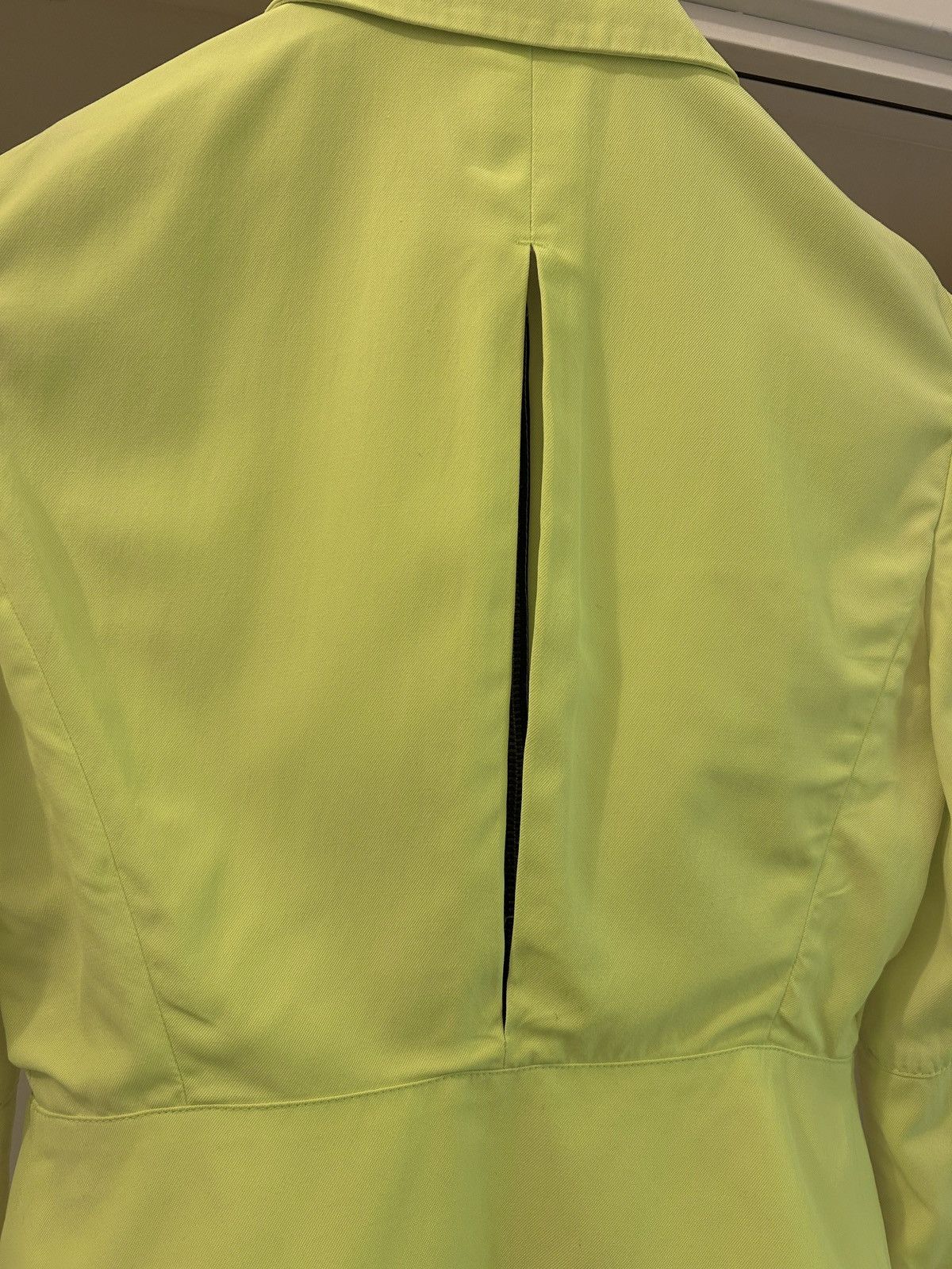 Dirk Bikkembergs S/S 1997 neon yellow open vent slits short jacket Size M / US 6-8 / IT 42-44 - 4 Thumbnail