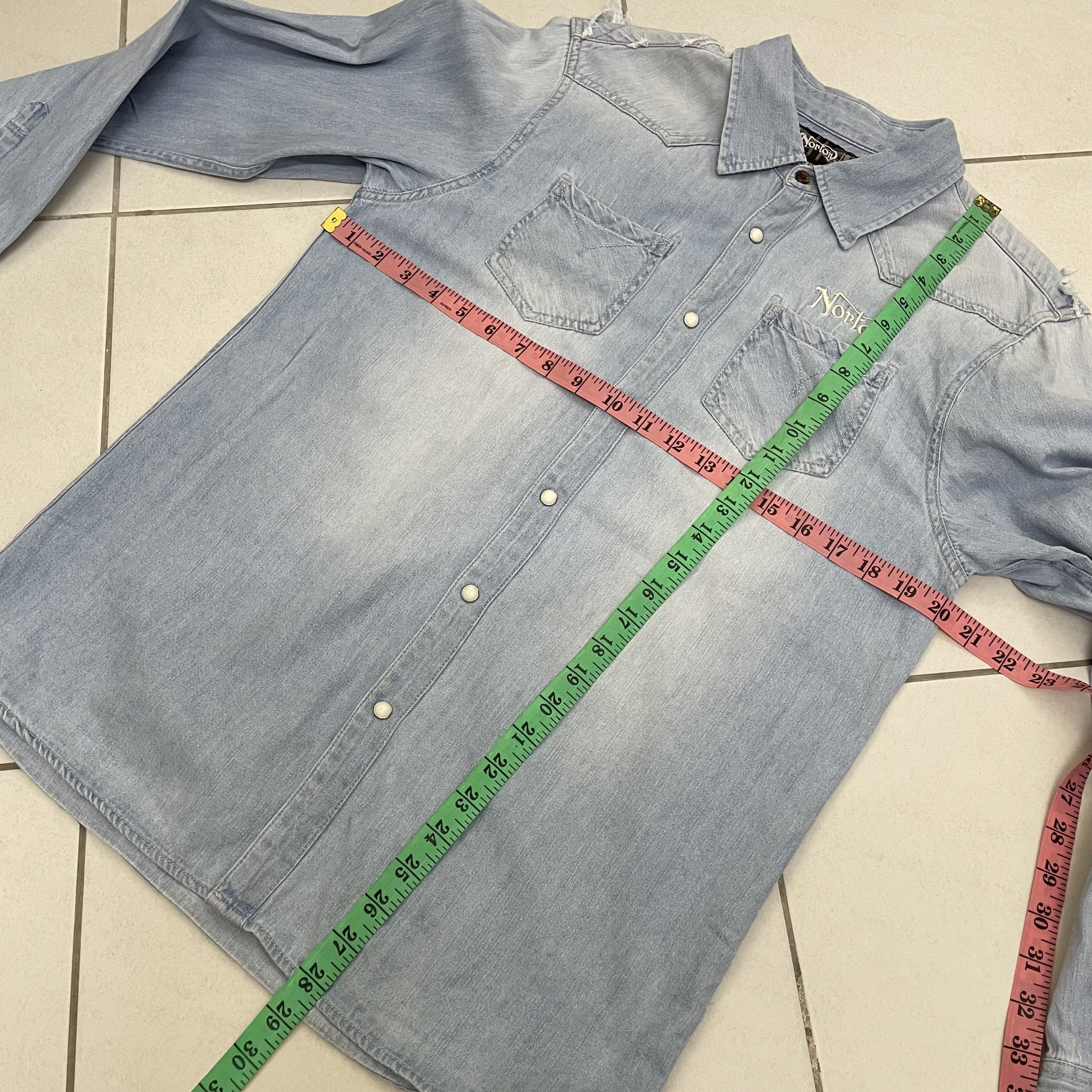 Norton ⭐️SALE⭐️ [L] NORTON MOTORCYCLE DENIM SHIRT Size US L / EU 52-54 / 3 - 5 Thumbnail