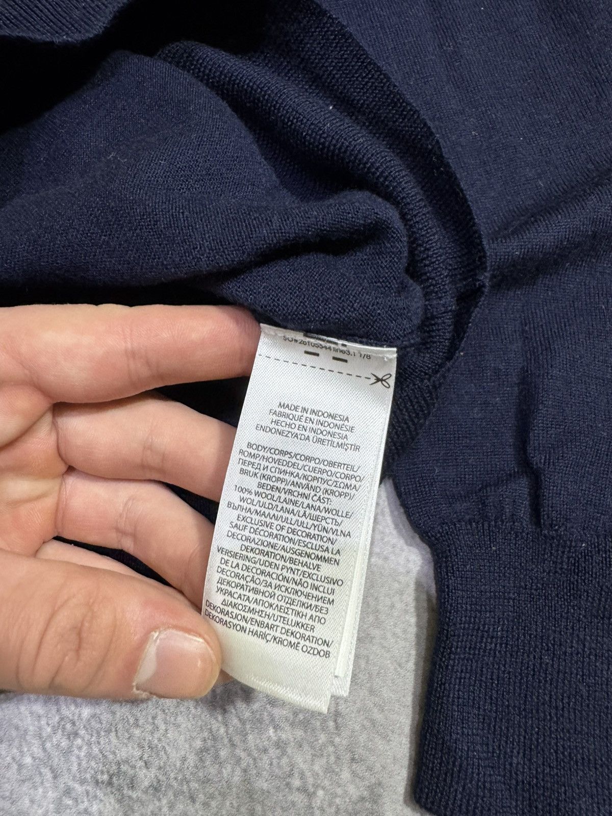 Polo Ralph Lauren × Vintage Polo Ralph Lauren V-Neck Pullover Jumper Knit Sweater Cotton Size US XL / EU 56 / 4 - 7 Thumbnail