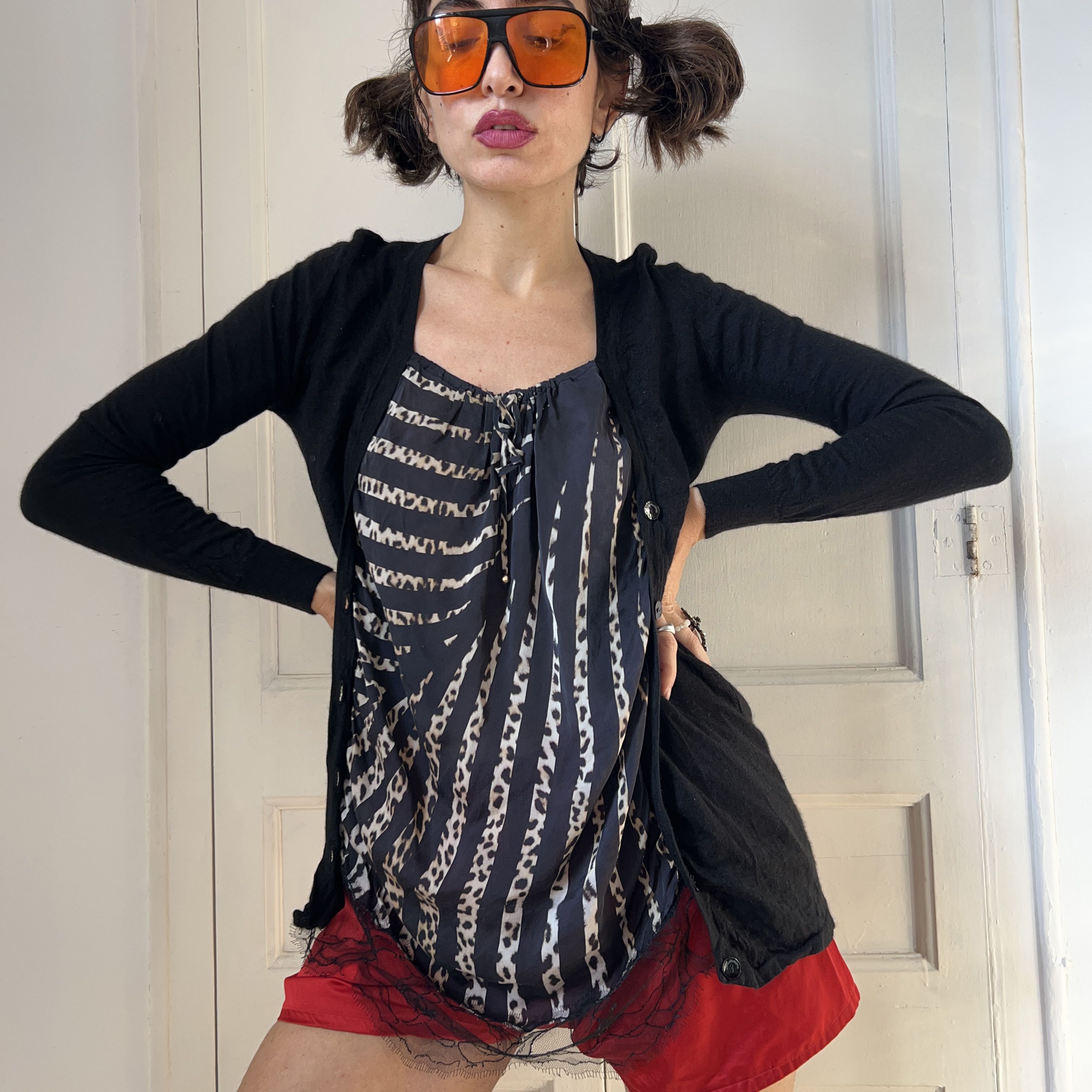 Blumarine intage Y2K Blumarine Cashmere Silk Cardigan Top Size XL / US 12-14 / IT 48-50 - 1 Thumbnail