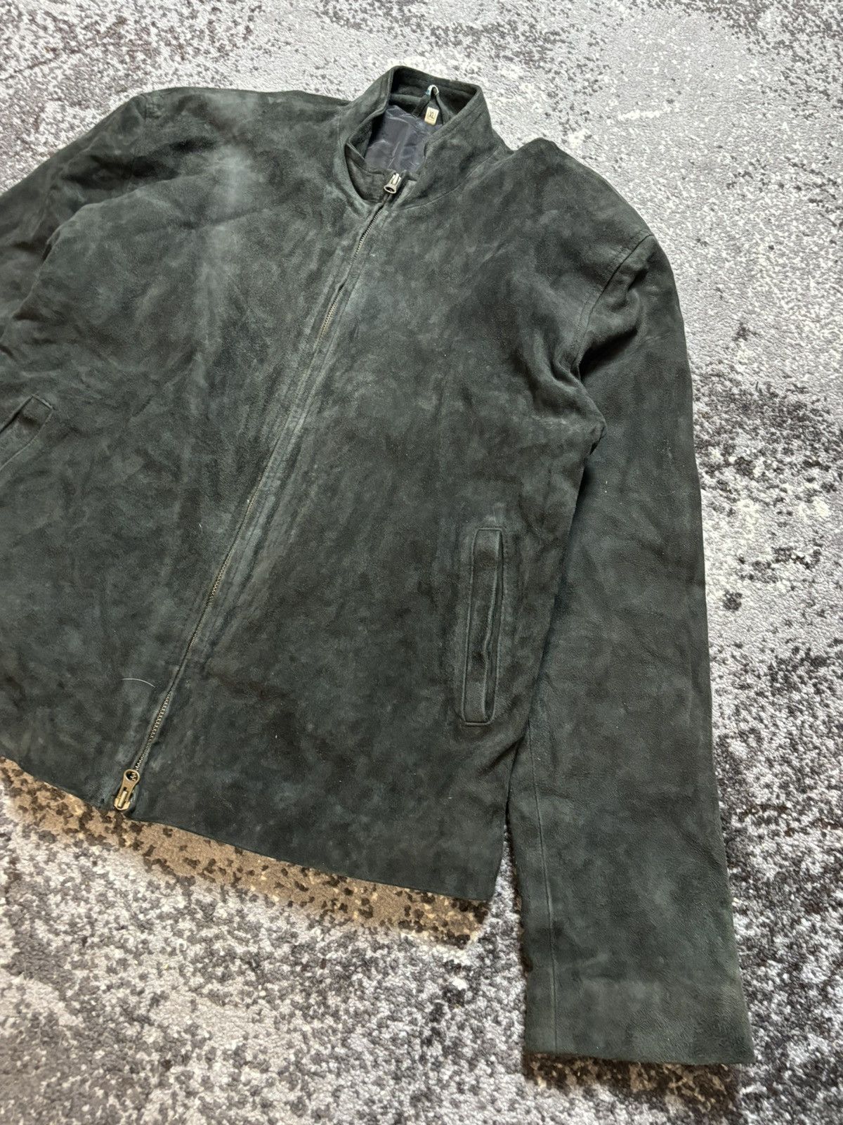 Japanese Brand × Vintage Vintage Zip-front suede y2k Moto Jacket Size XL / US 12-14 / IT 48-50 - 2 Thumbnail