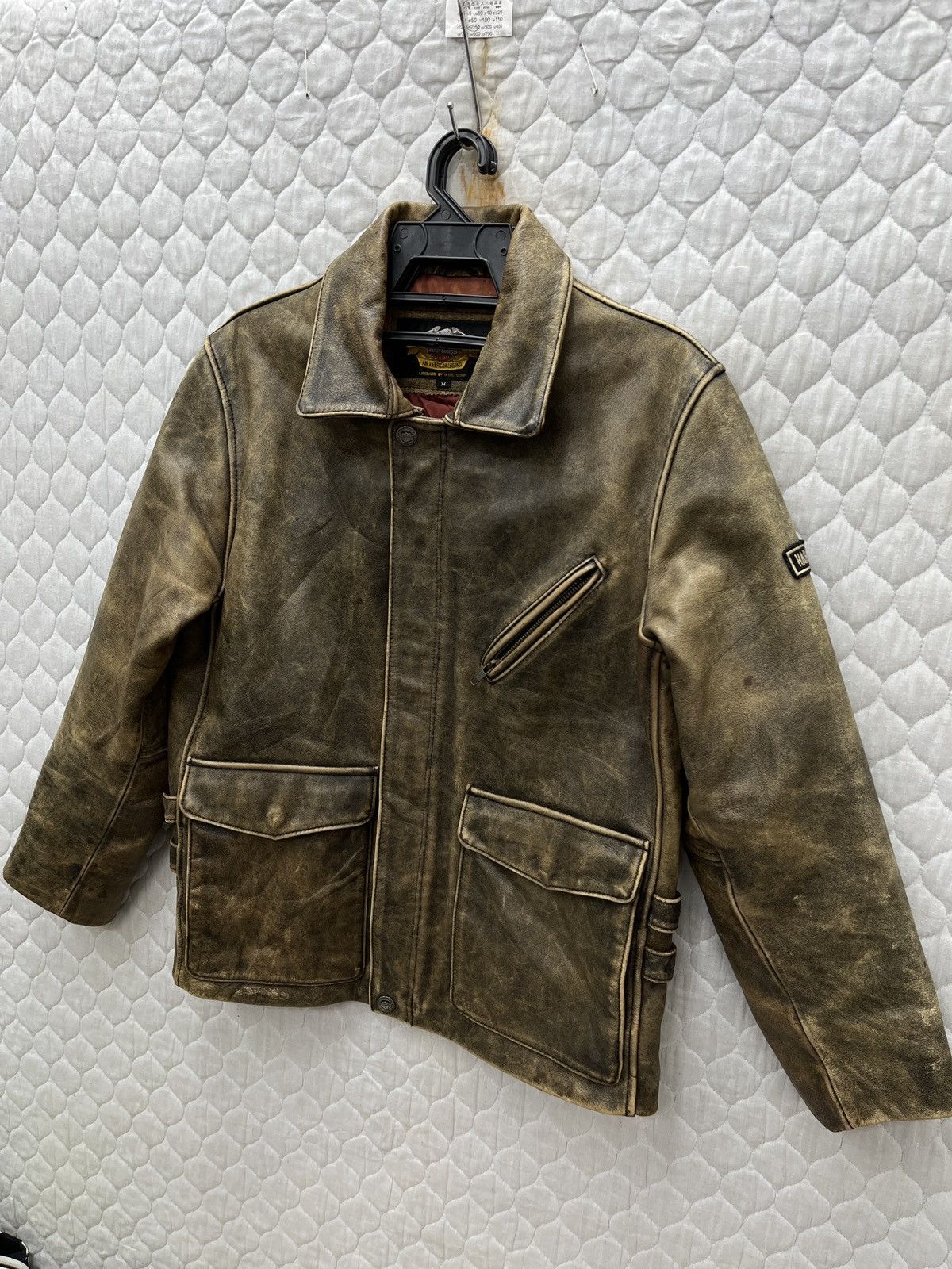 Harley Davidson 🔥🔥🔥STEALS VTG HARLEY DAVIDSON PATINA LEATHER JACKET Size US M / EU 48-50 / 2 - 2 Thumbnail