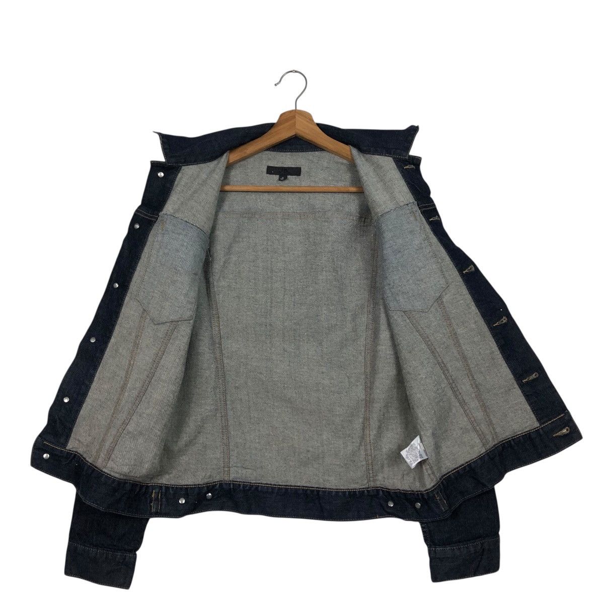 Japanese Brand 📌Vintage Biker Denim Jacket Uniqlo Japan Issey Miyake Size US M / EU 48-50 / 2 - 16 Thumbnail