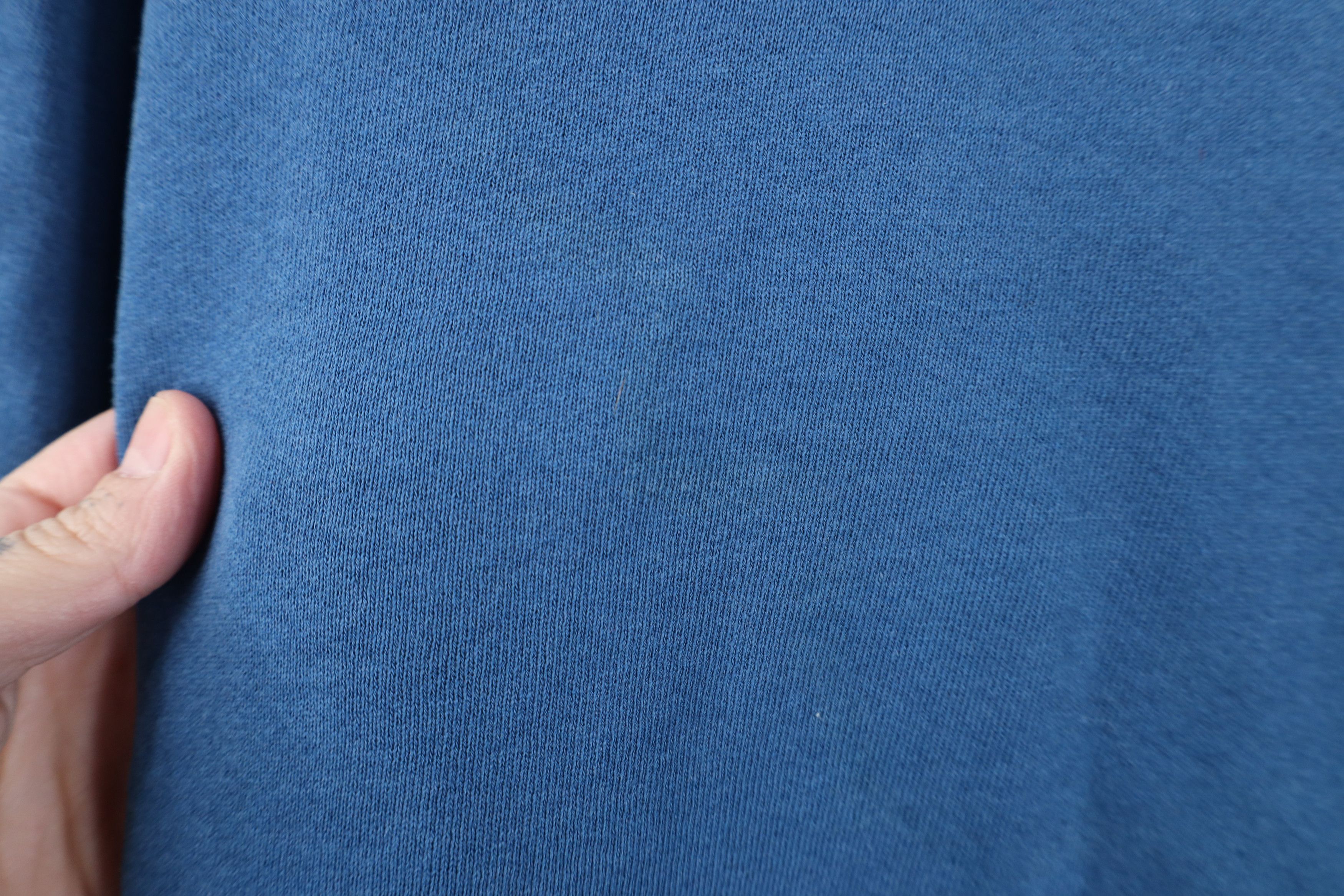 Vintage Vintage 90s Bike Blank Crewneck Sweatshirt Blue USA Size US M / EU 48-50 / 2 - 6 Thumbnail