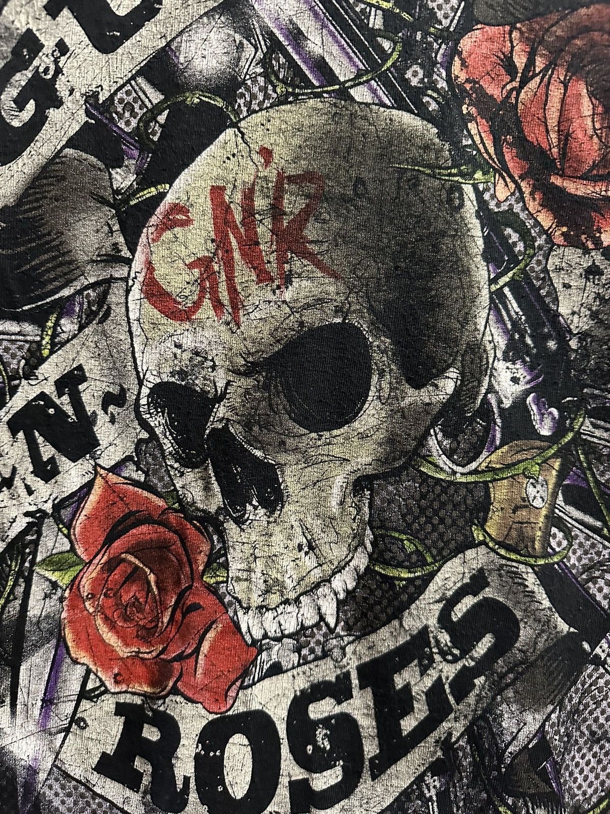 Band Tees Rare Vintage T-Shirt Guns & Roses GNG 2009 Skull Size US S / EU 44-46 / 1 - 2 Thumbnail